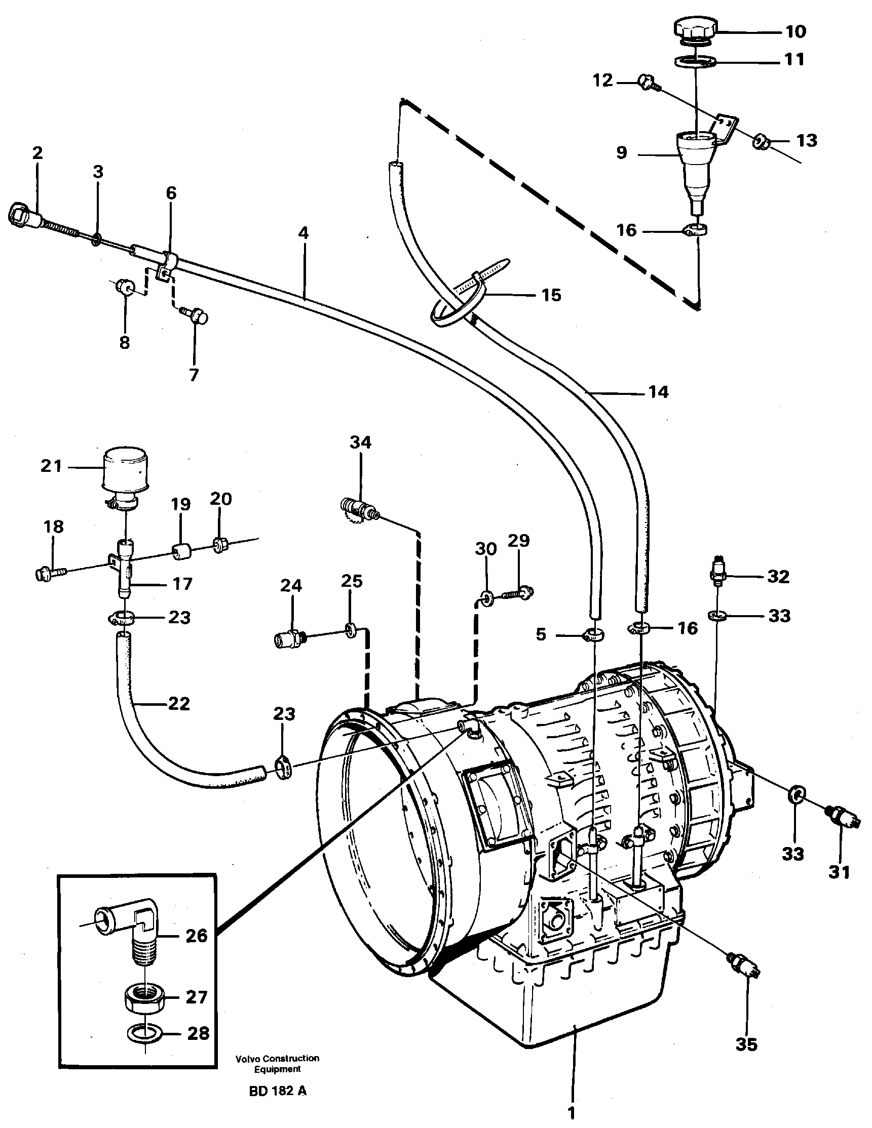 Gear box — volvo parts diagram