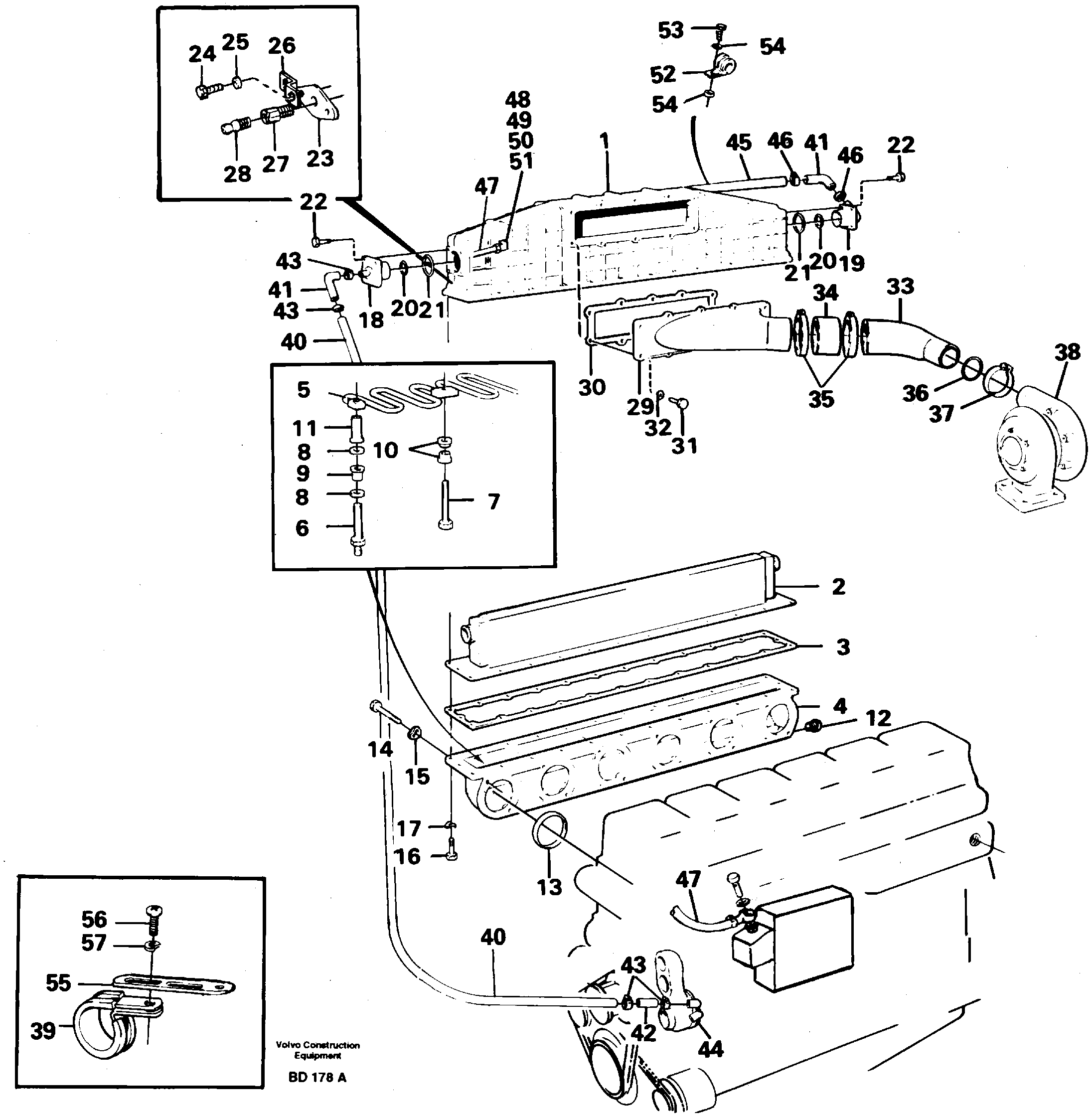 Intercooler  TD102KFE — volvo parts diagram