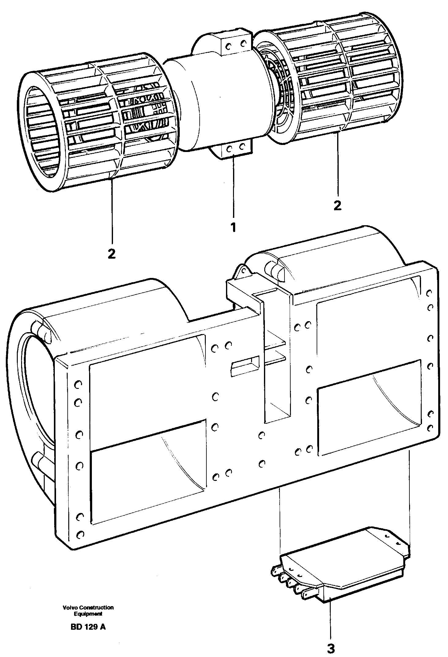 Fan  CAB 1153 - — volvo parts diagram