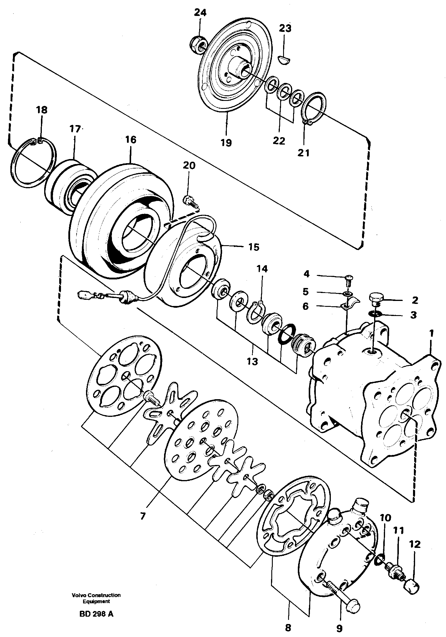 Air compressor  91331 — volvo parts diagram