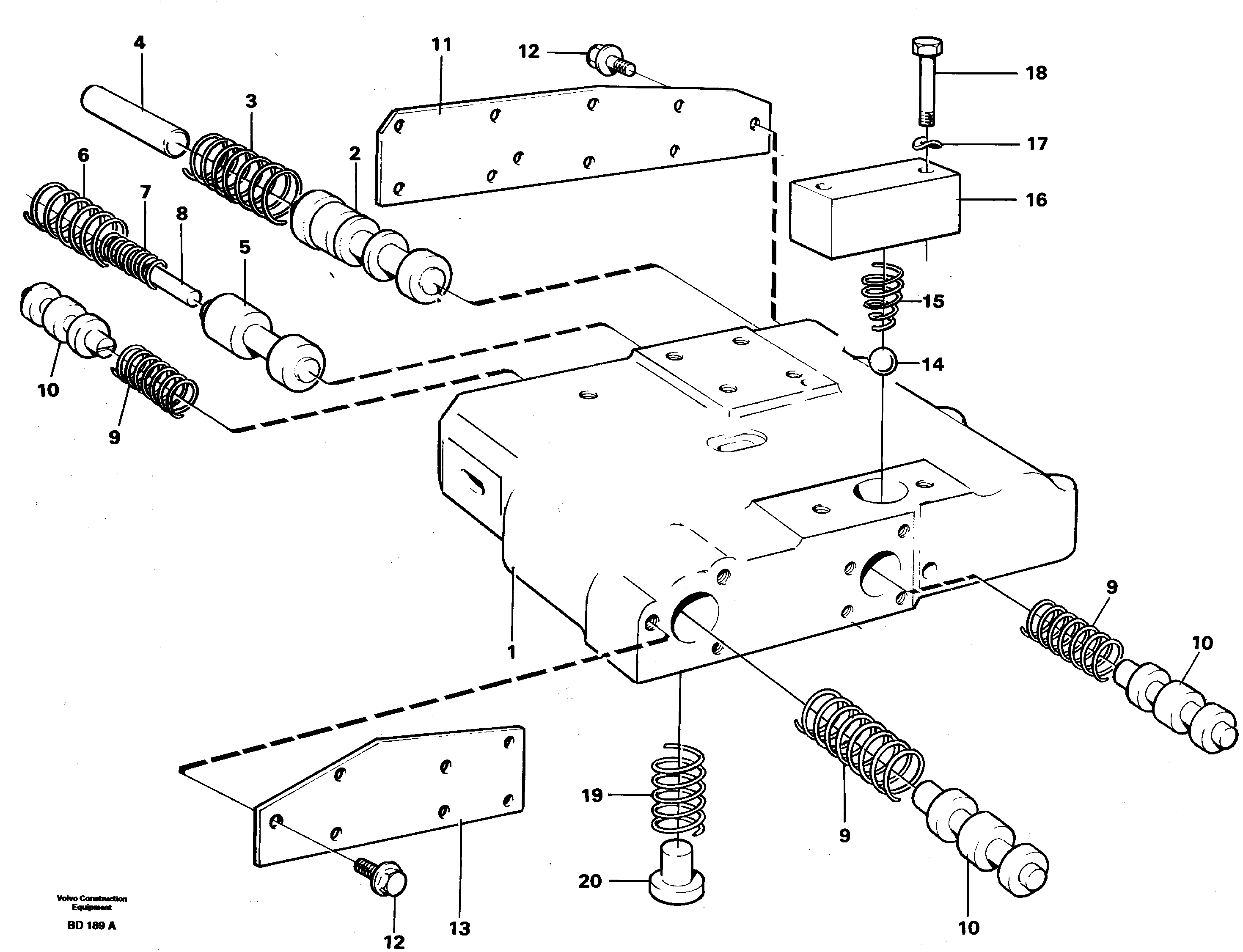 Main pressure valve — volvo parts diagram