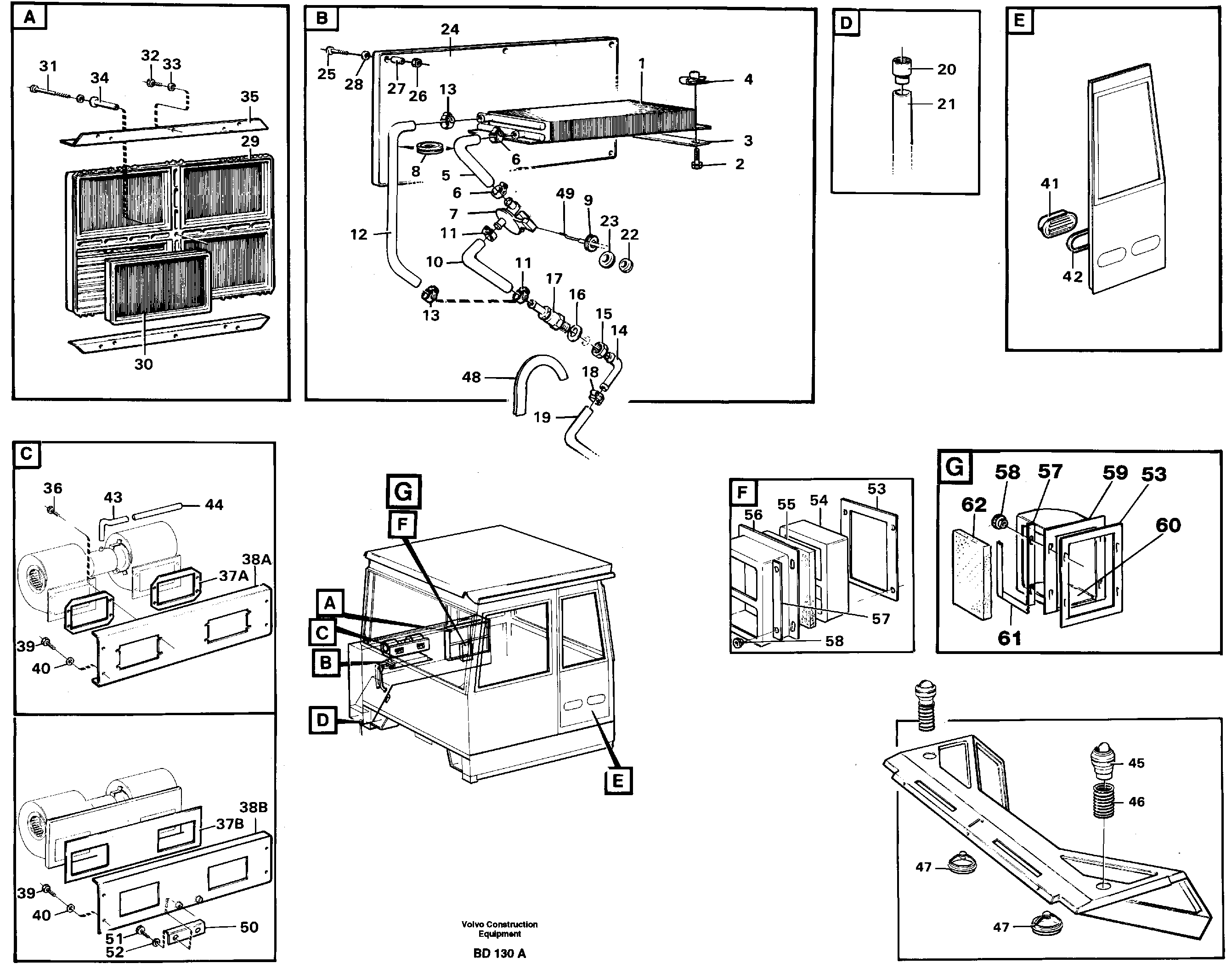 Cab ventilation — volvo parts diagram