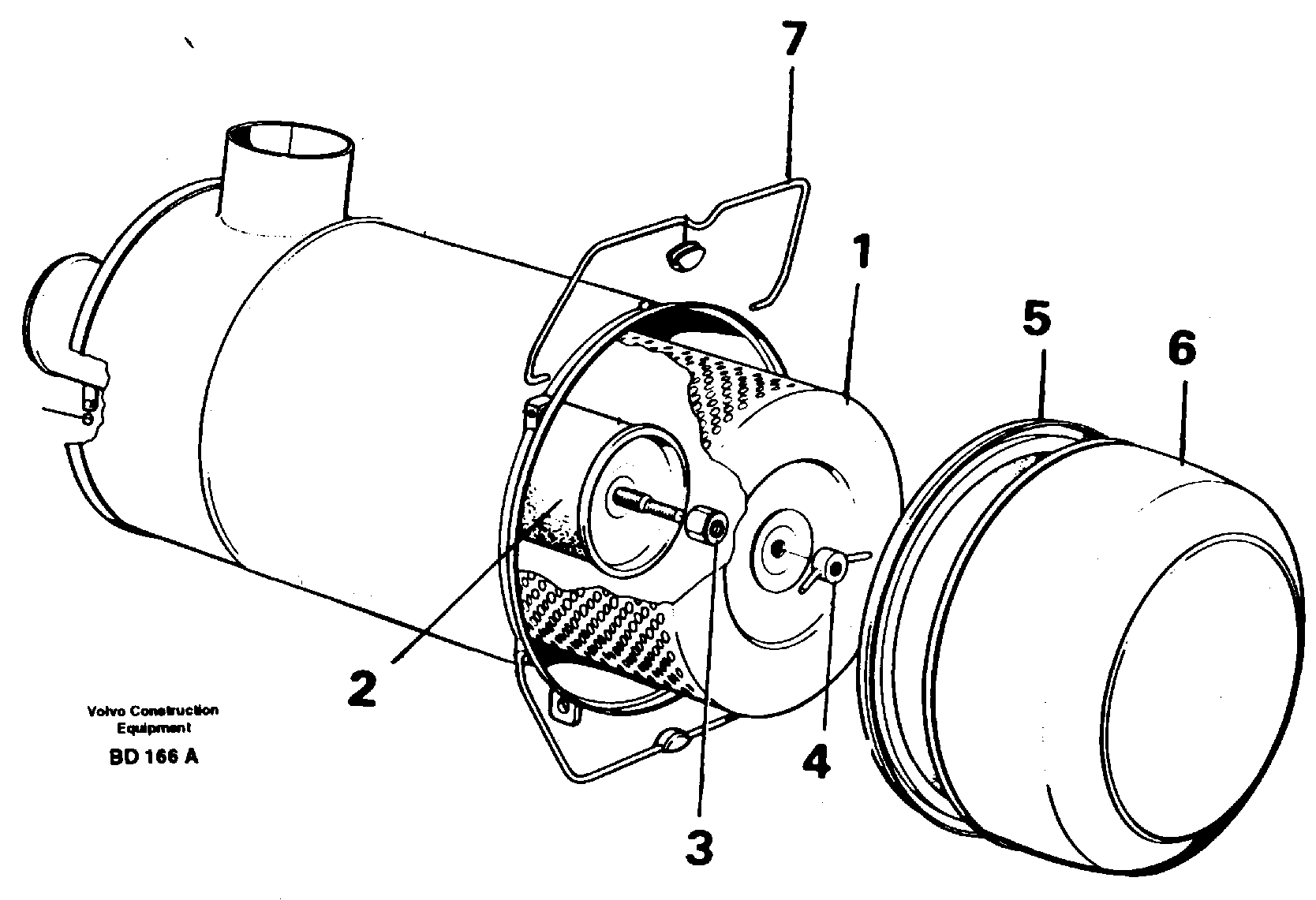 Air filter — volvo parts diagram