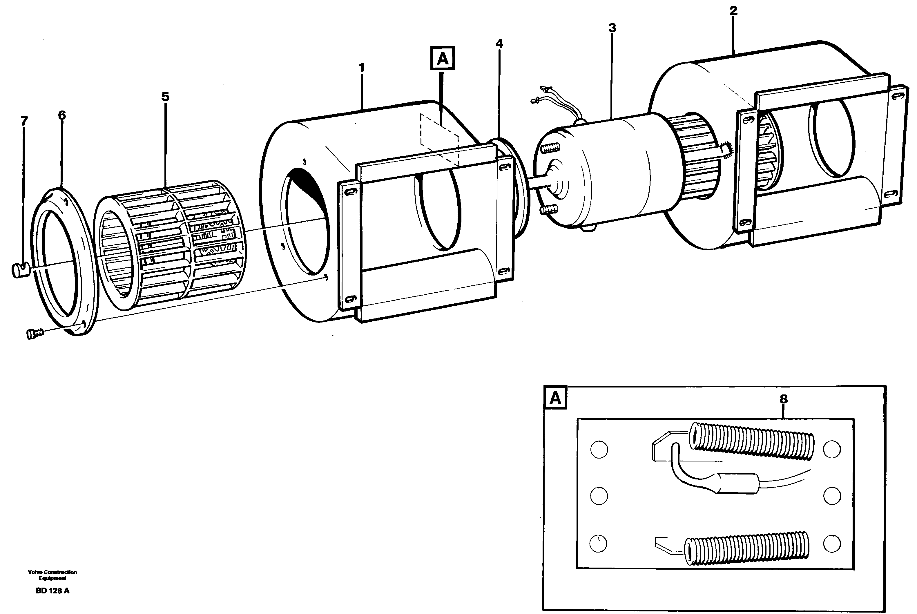 Fan  CAB - 1152 — volvo parts diagram