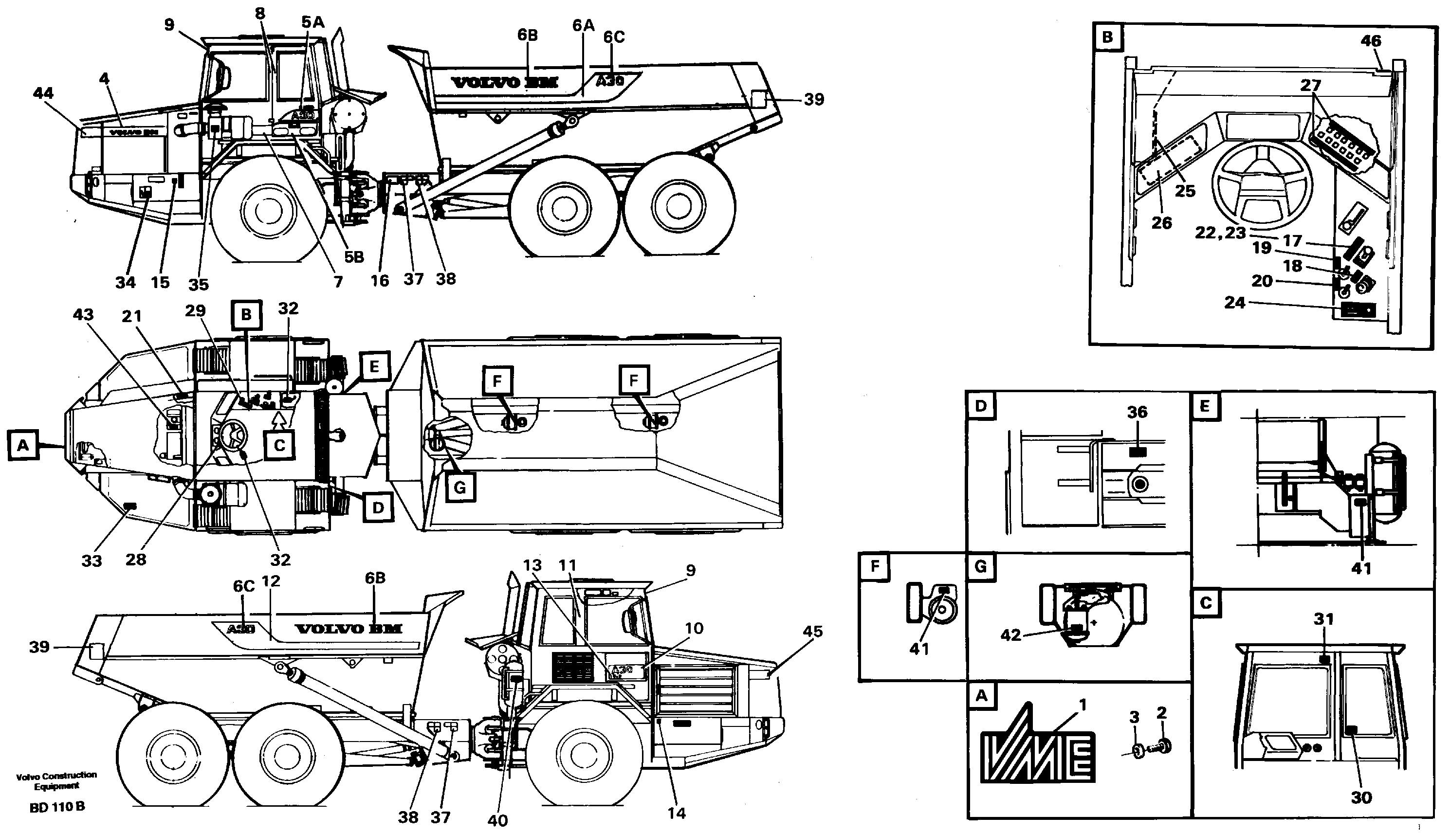 Transfer  SER NO - 1669 — volvo parts diagram