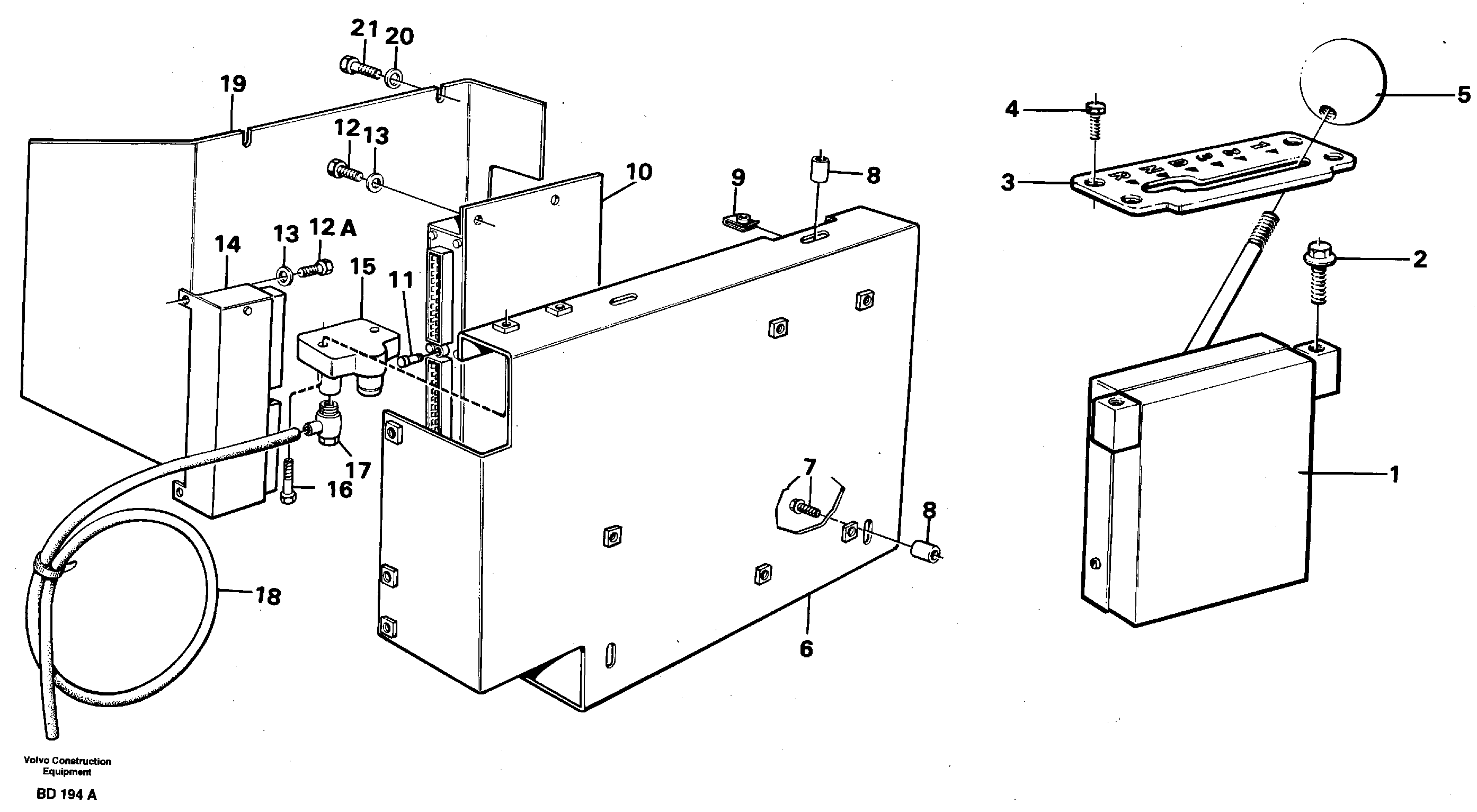 Control system gear shift control — volvo parts diagram