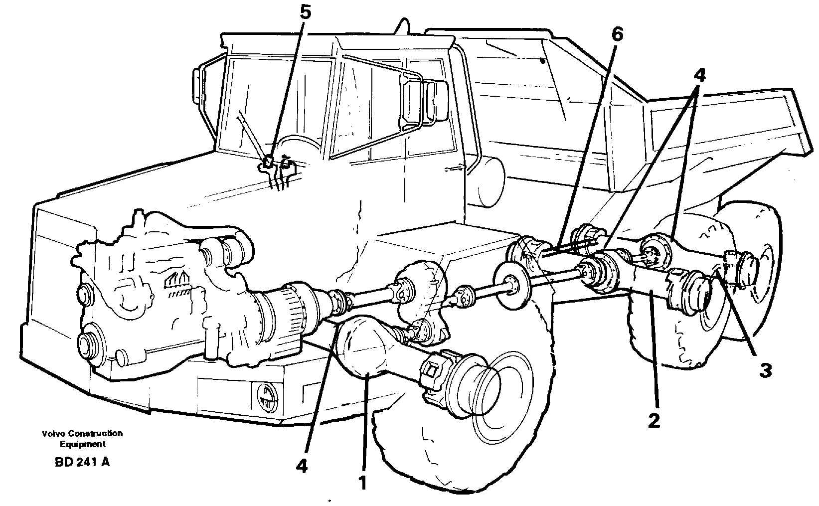 Planet axels — volvo parts diagram