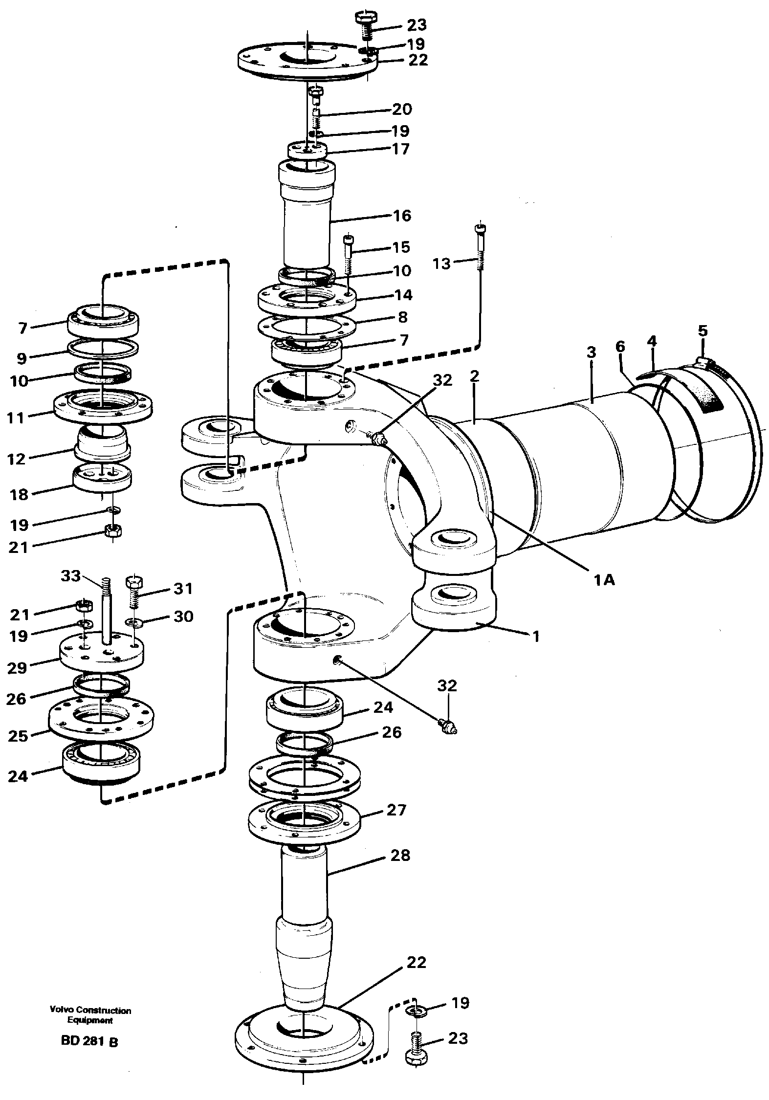 Frame link — volvo parts diagram