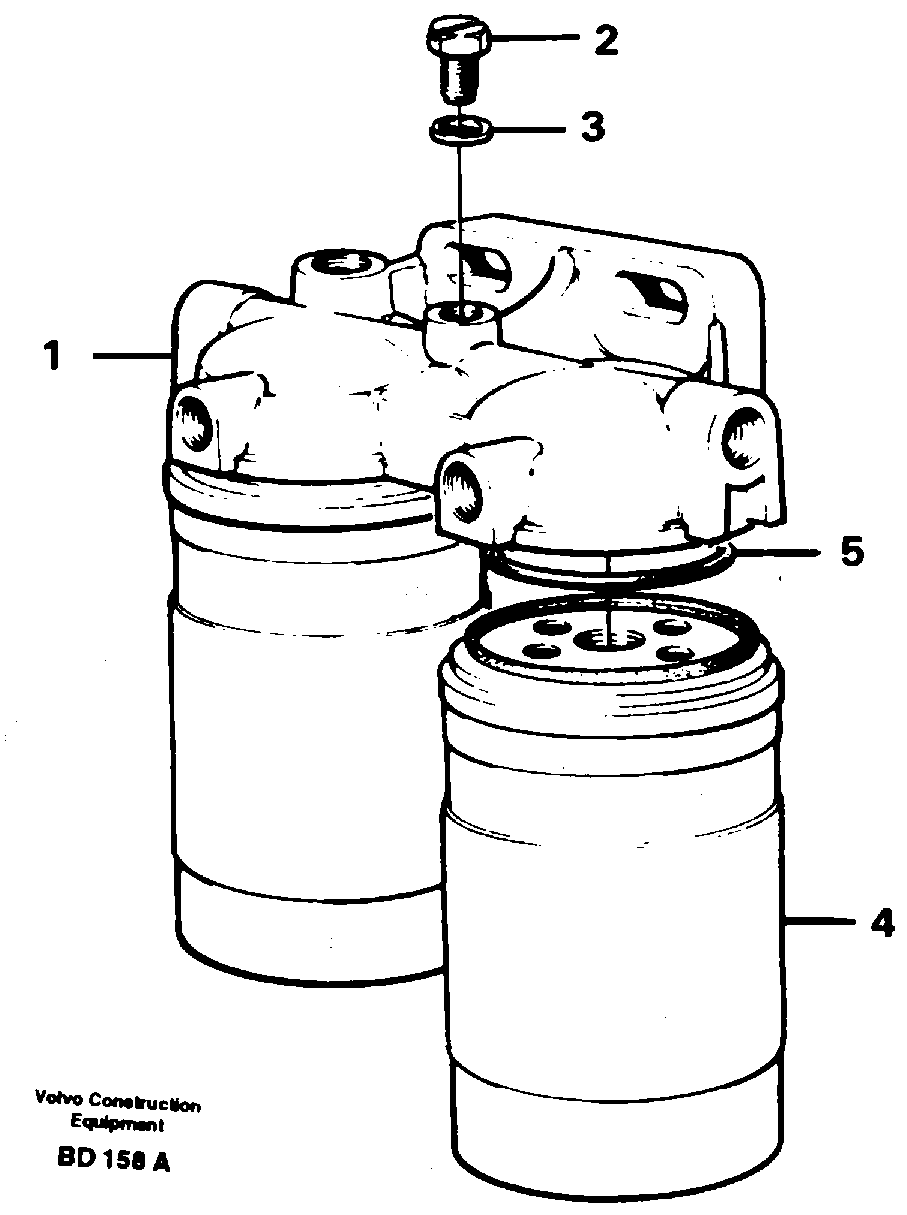 Fuel filter — volvo parts diagram