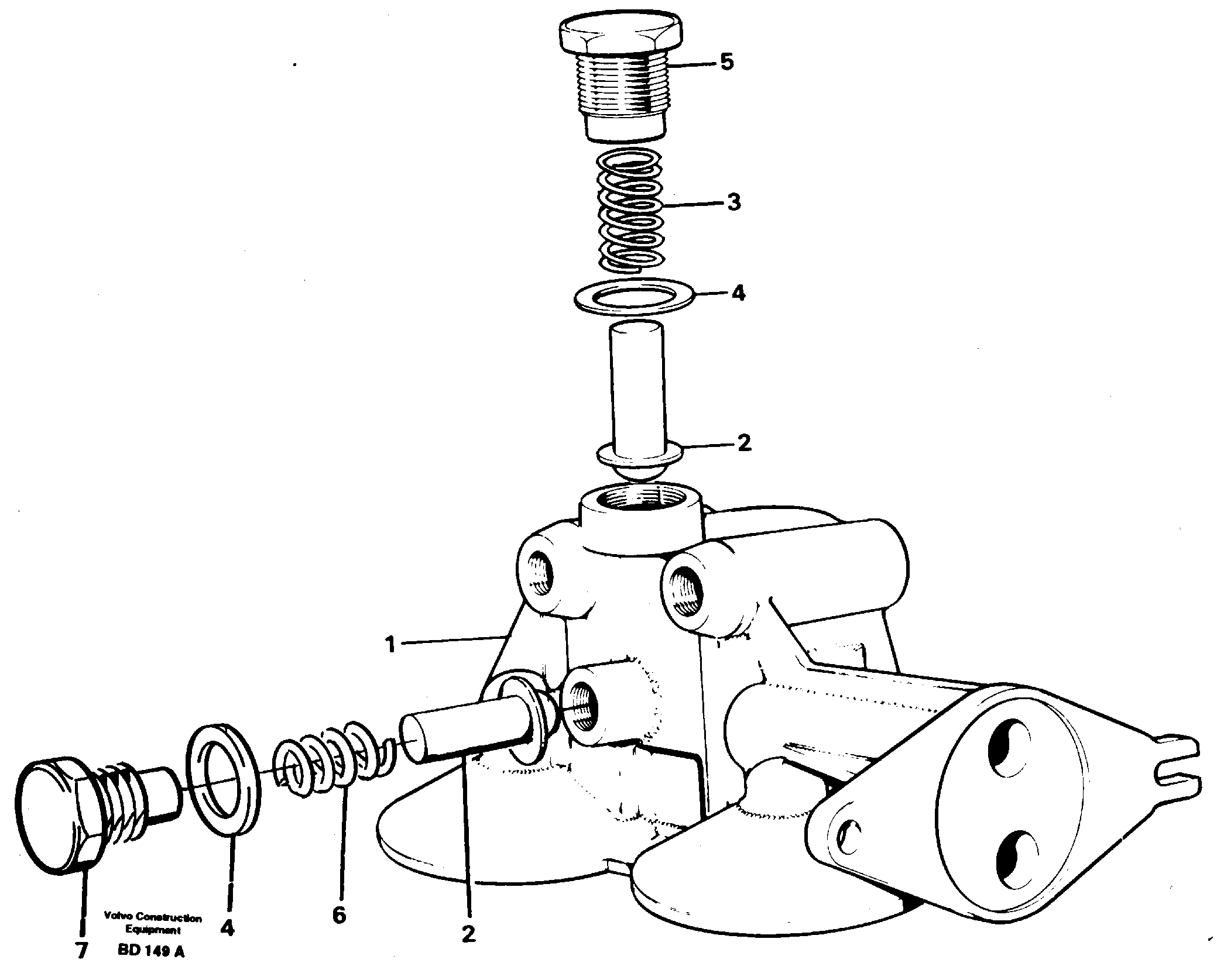 Filter housing — volvo parts diagram