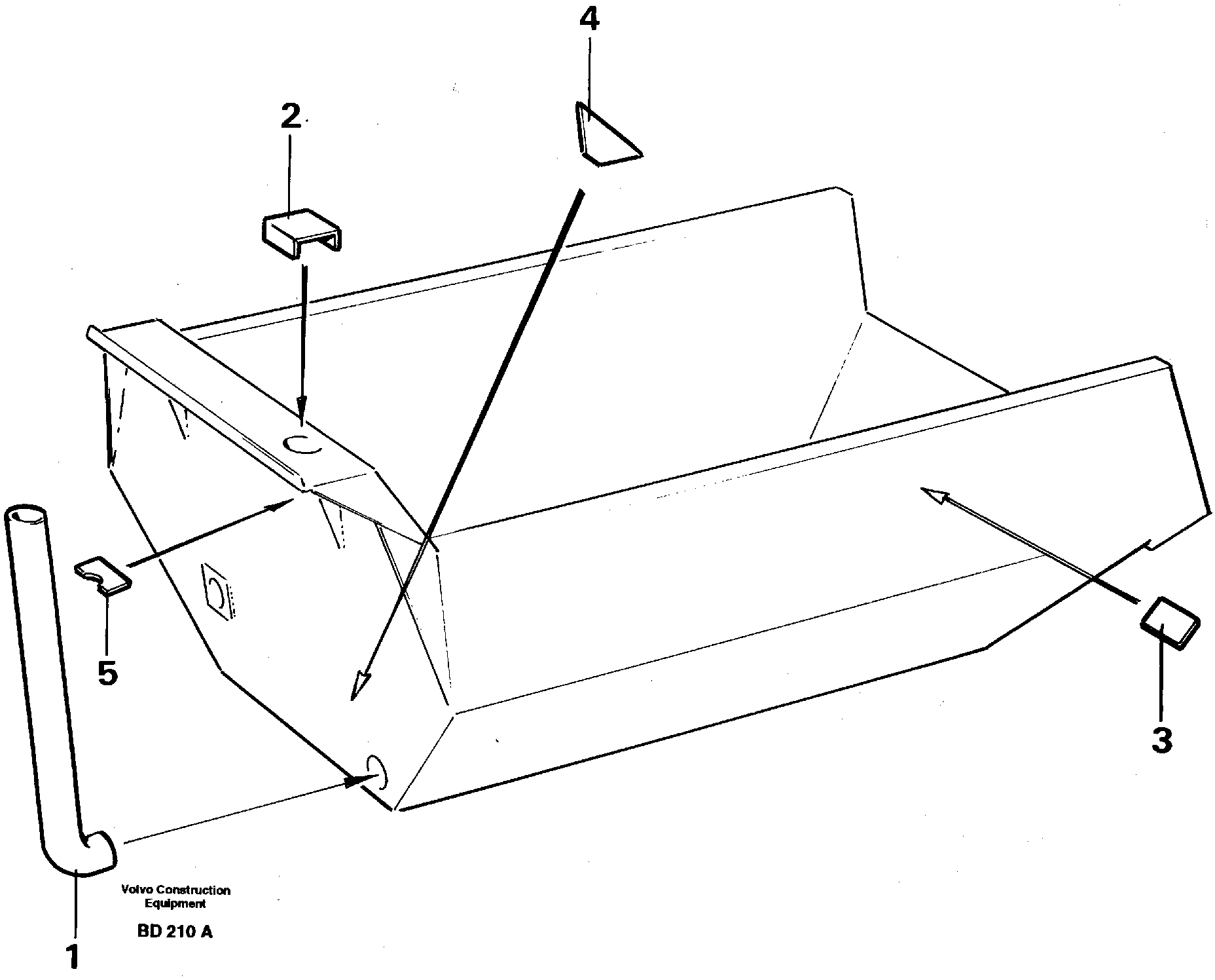Exhaust pipe  91860,92603 — volvo parts diagram