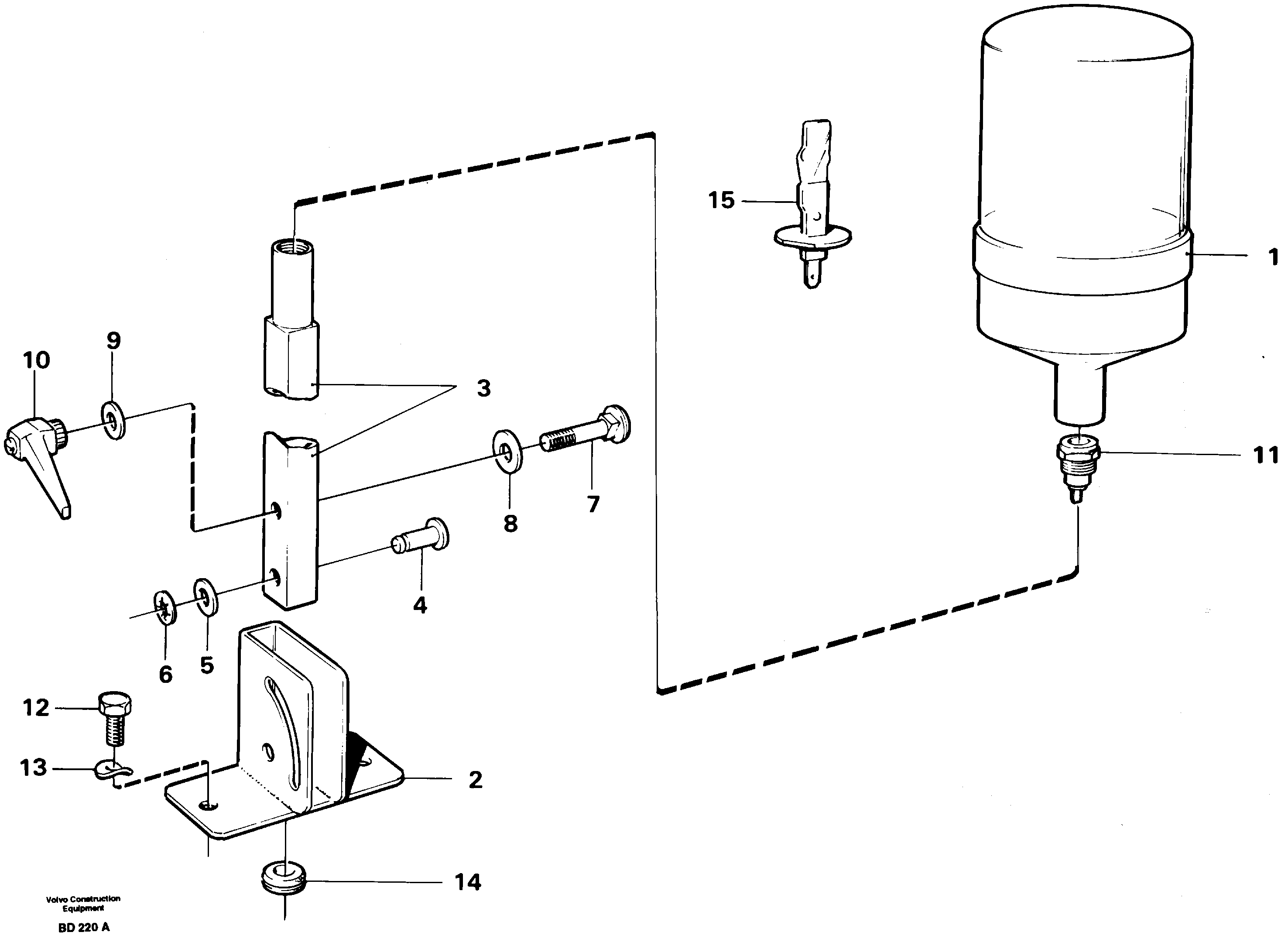 Rotation warning light  90591 — volvo parts diagram
