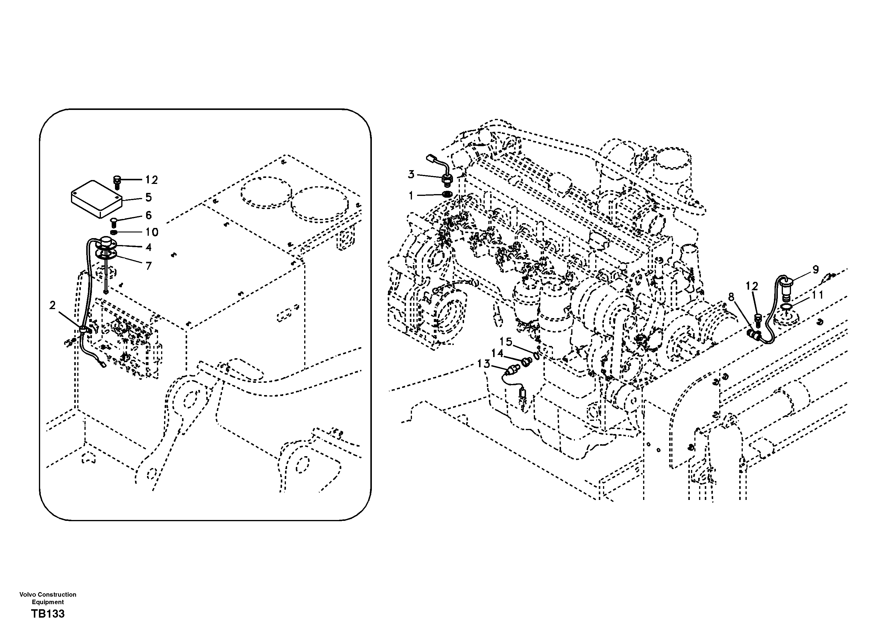 Electrical sensor — volvo parts diagram