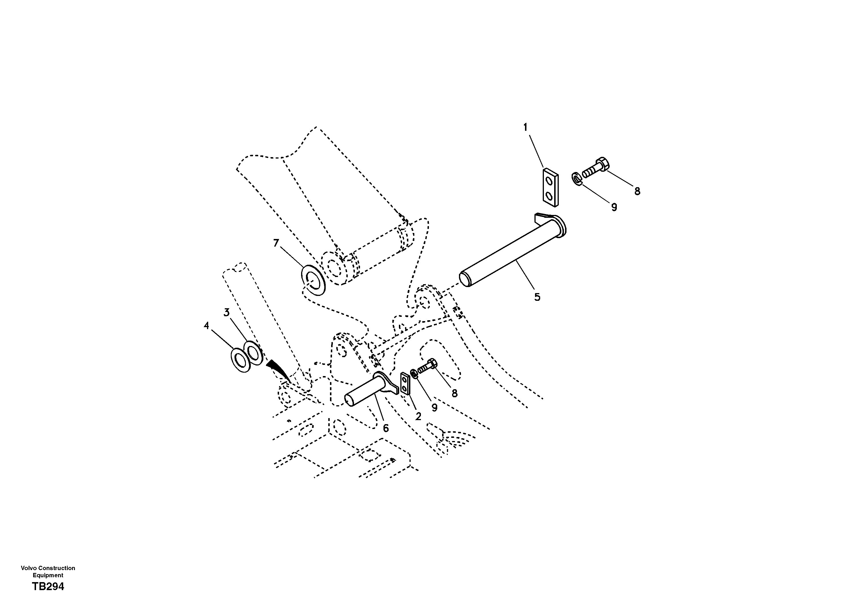 Links to boom, no boom — volvo parts diagram