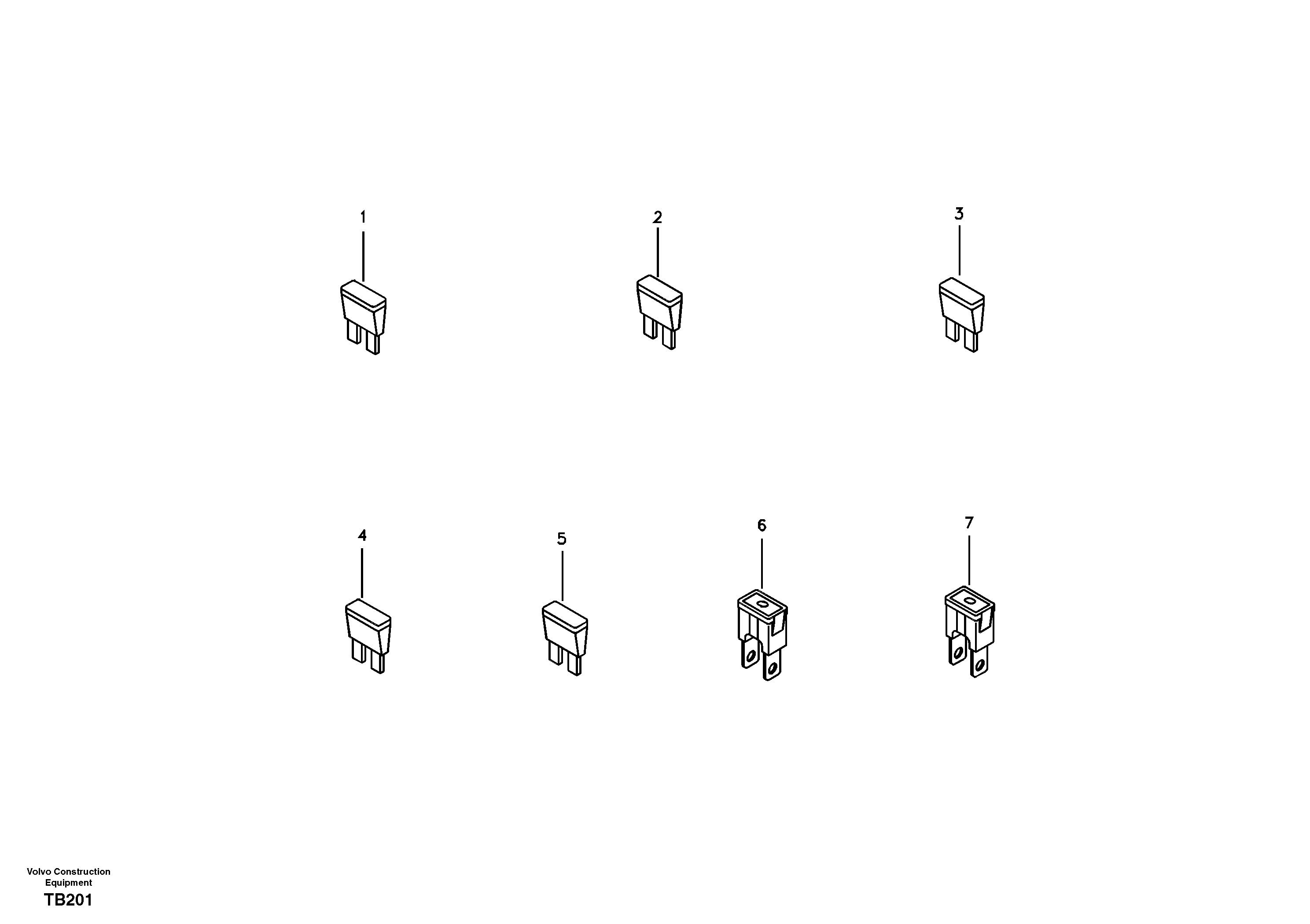 Spare parts kit — volvo parts diagram