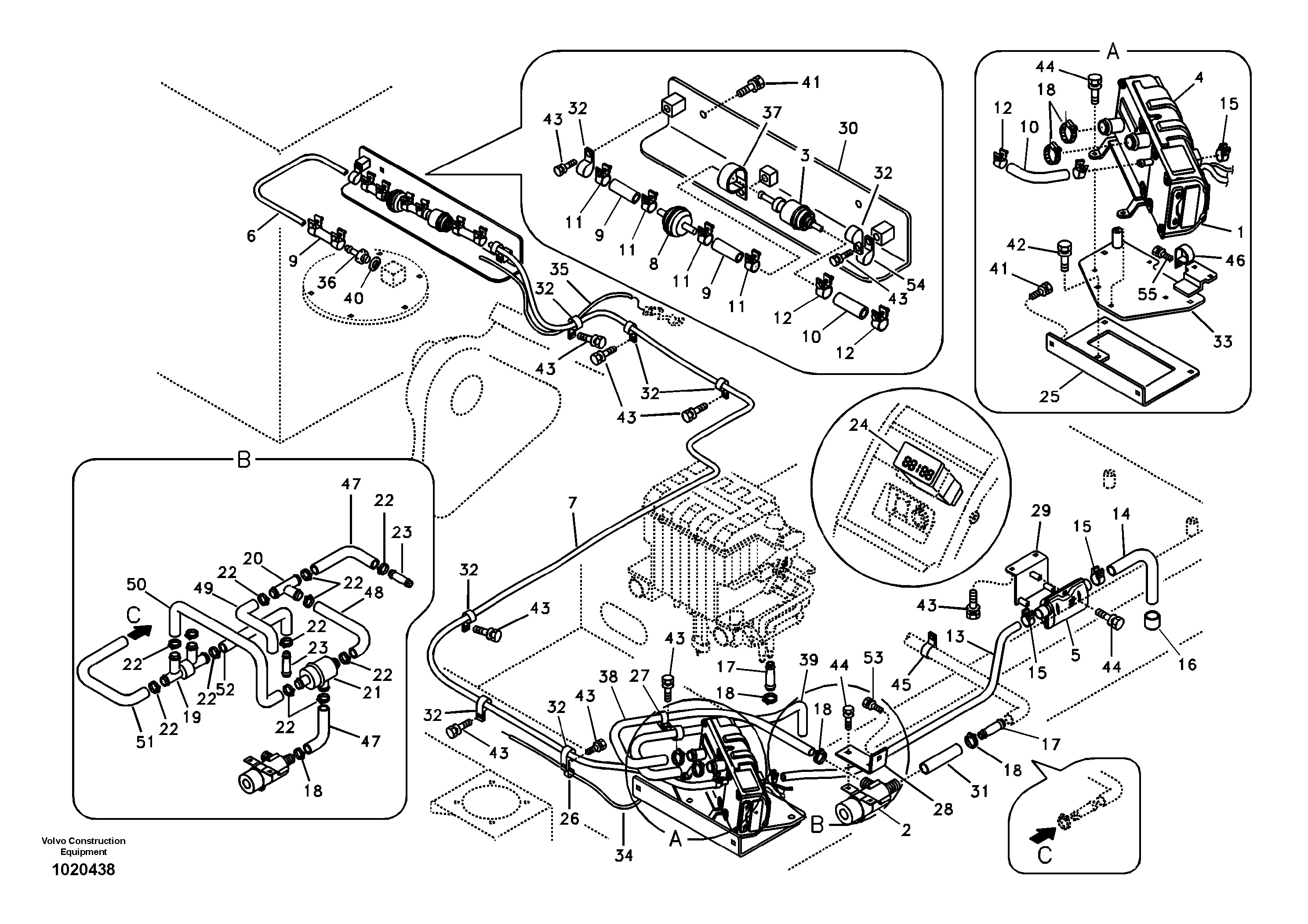 Auxiliary Heater — volvo parts diagram