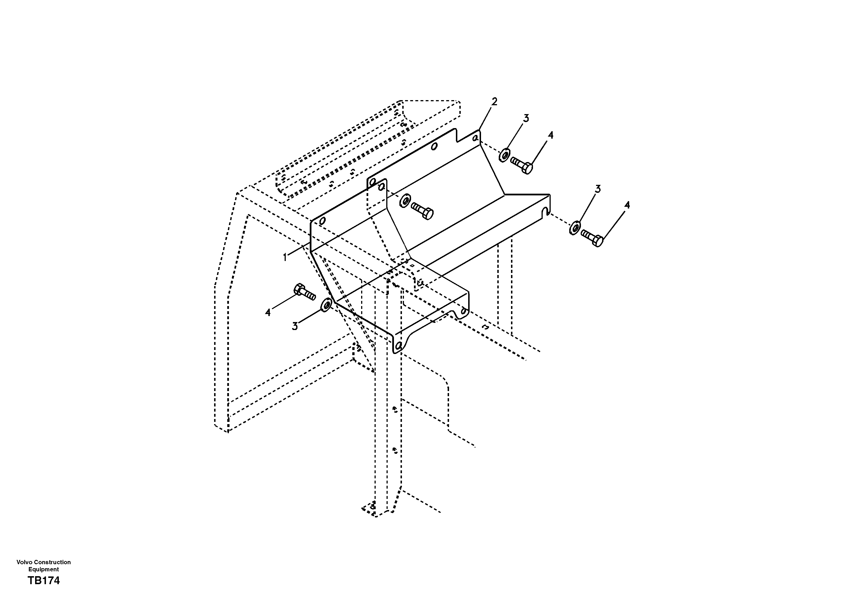 Cover, main pump — volvo parts diagram