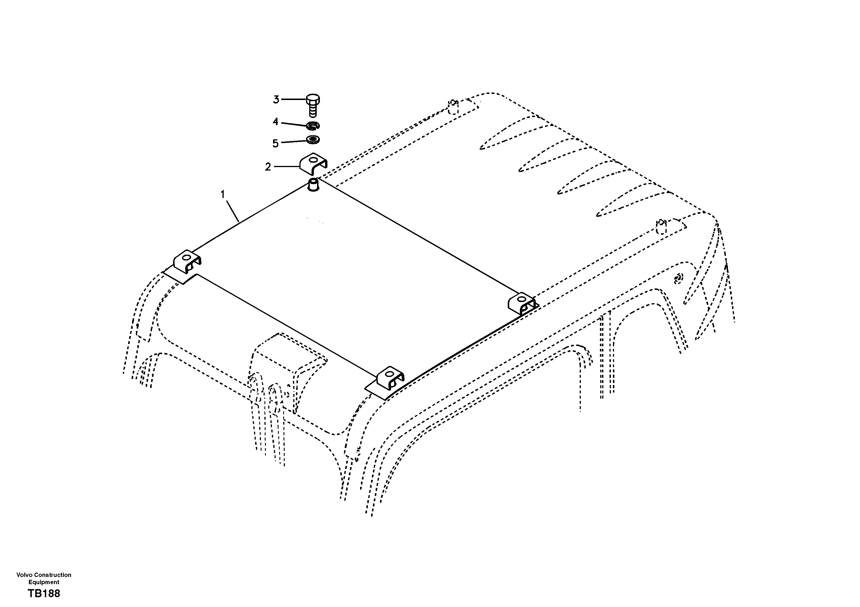 Sun visor — volvo parts diagram