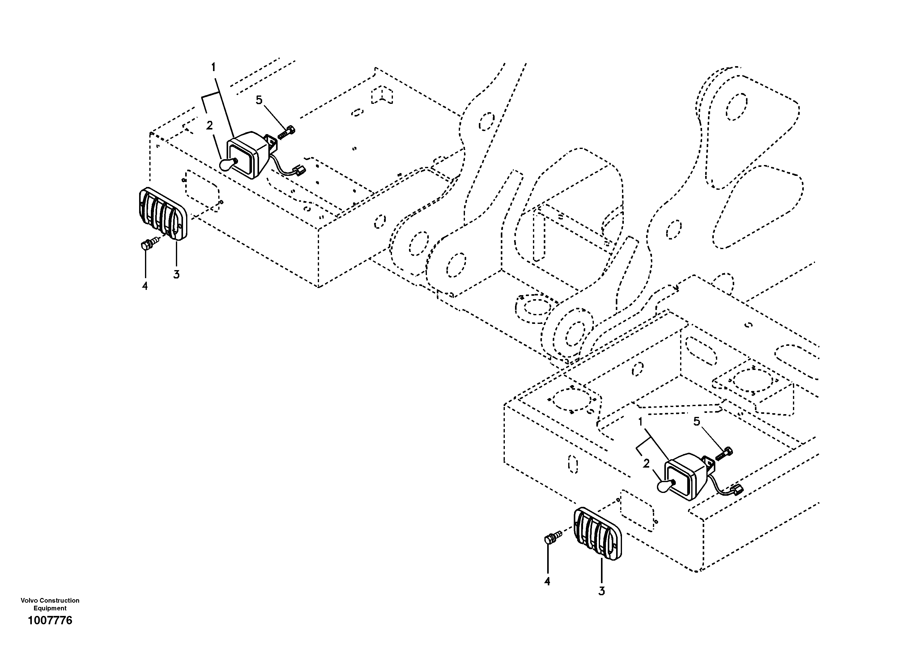 Lighting, front — volvo parts diagram