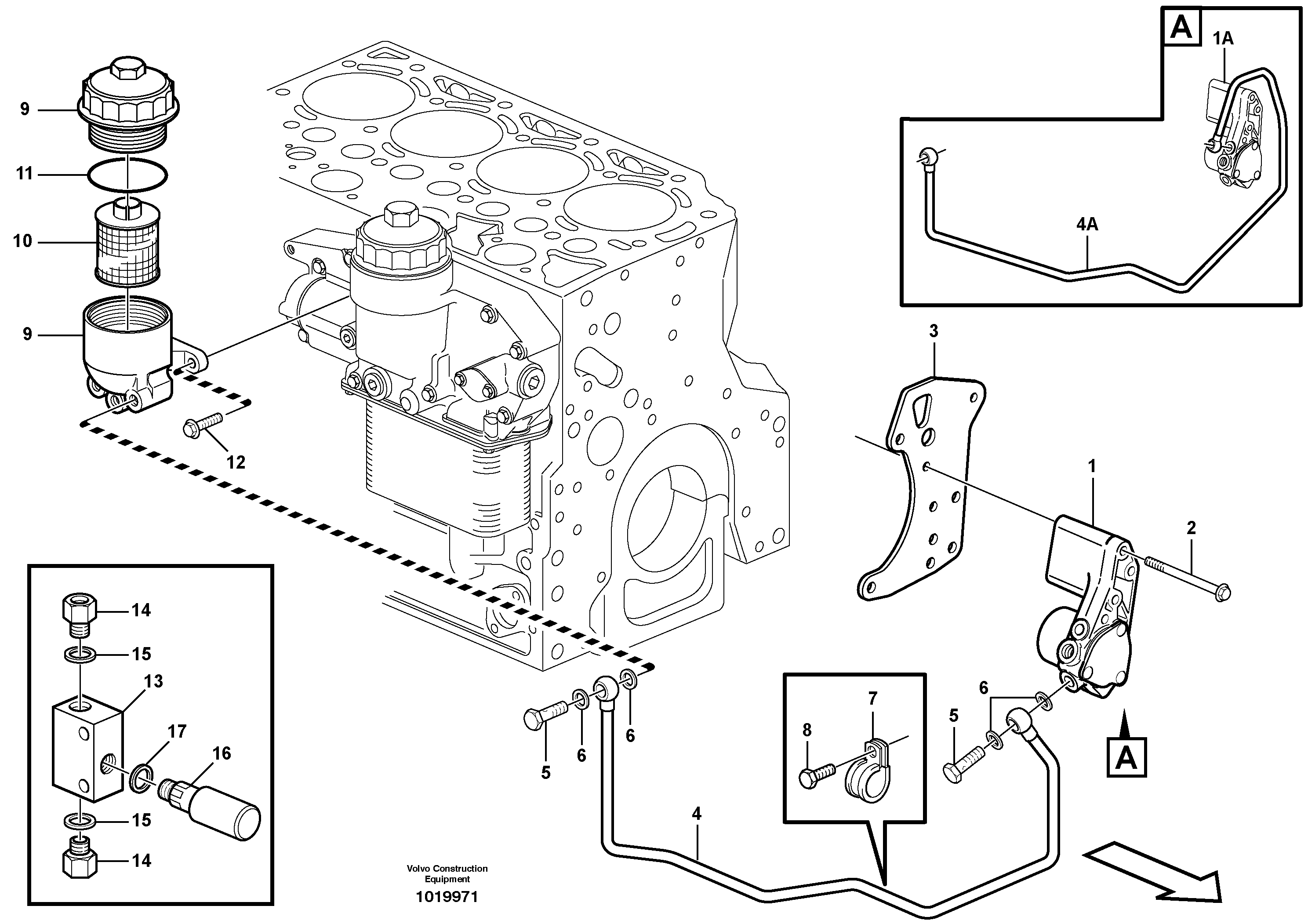 Fuel pump — volvo parts diagram