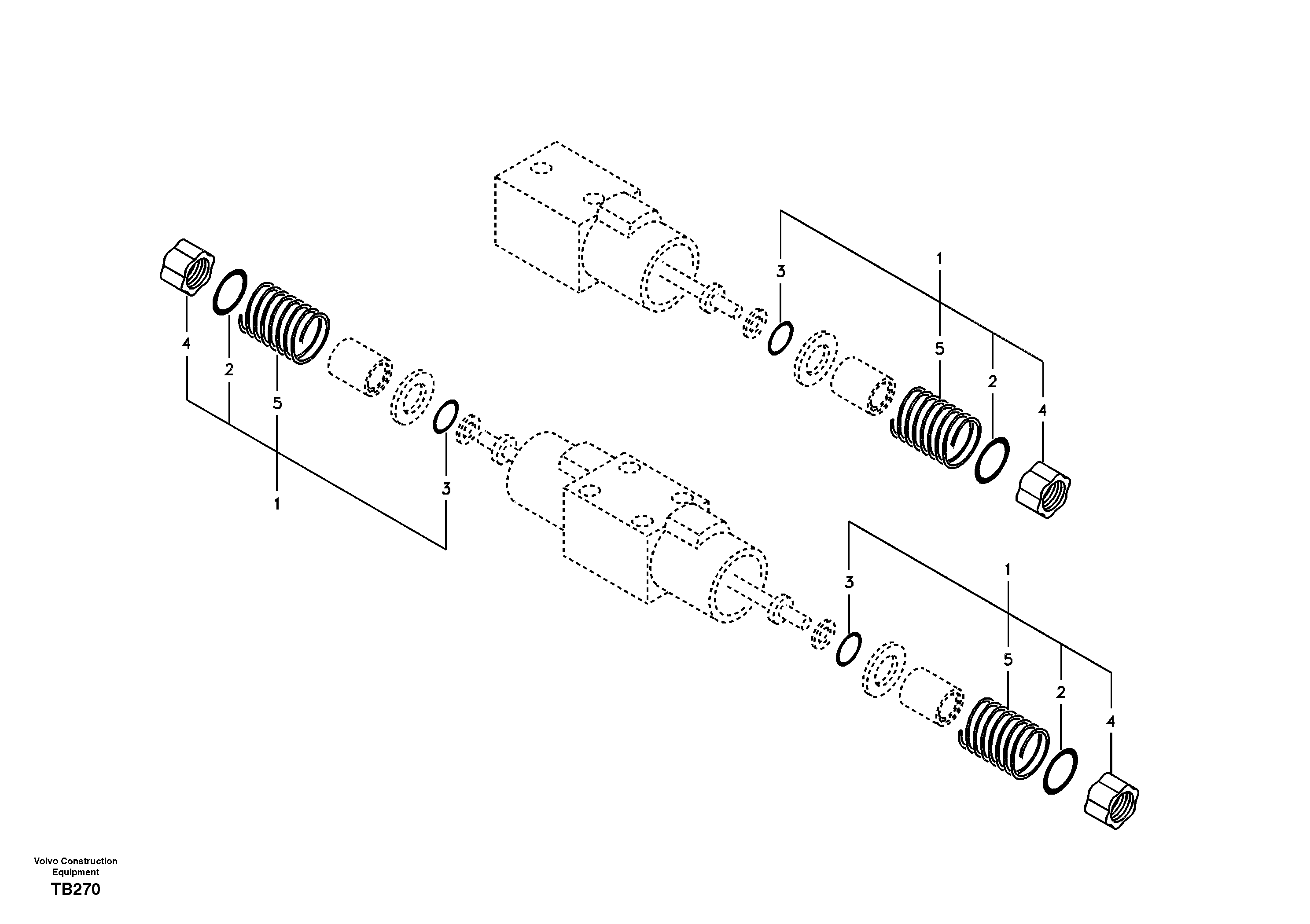 Working hydraulic, solenoid valve — volvo parts diagram