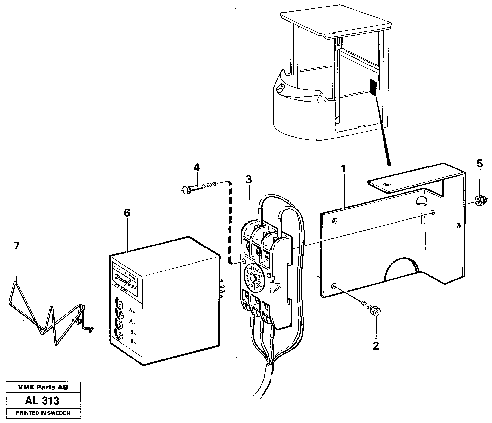 Electronic unit.  92627 — volvo parts diagram