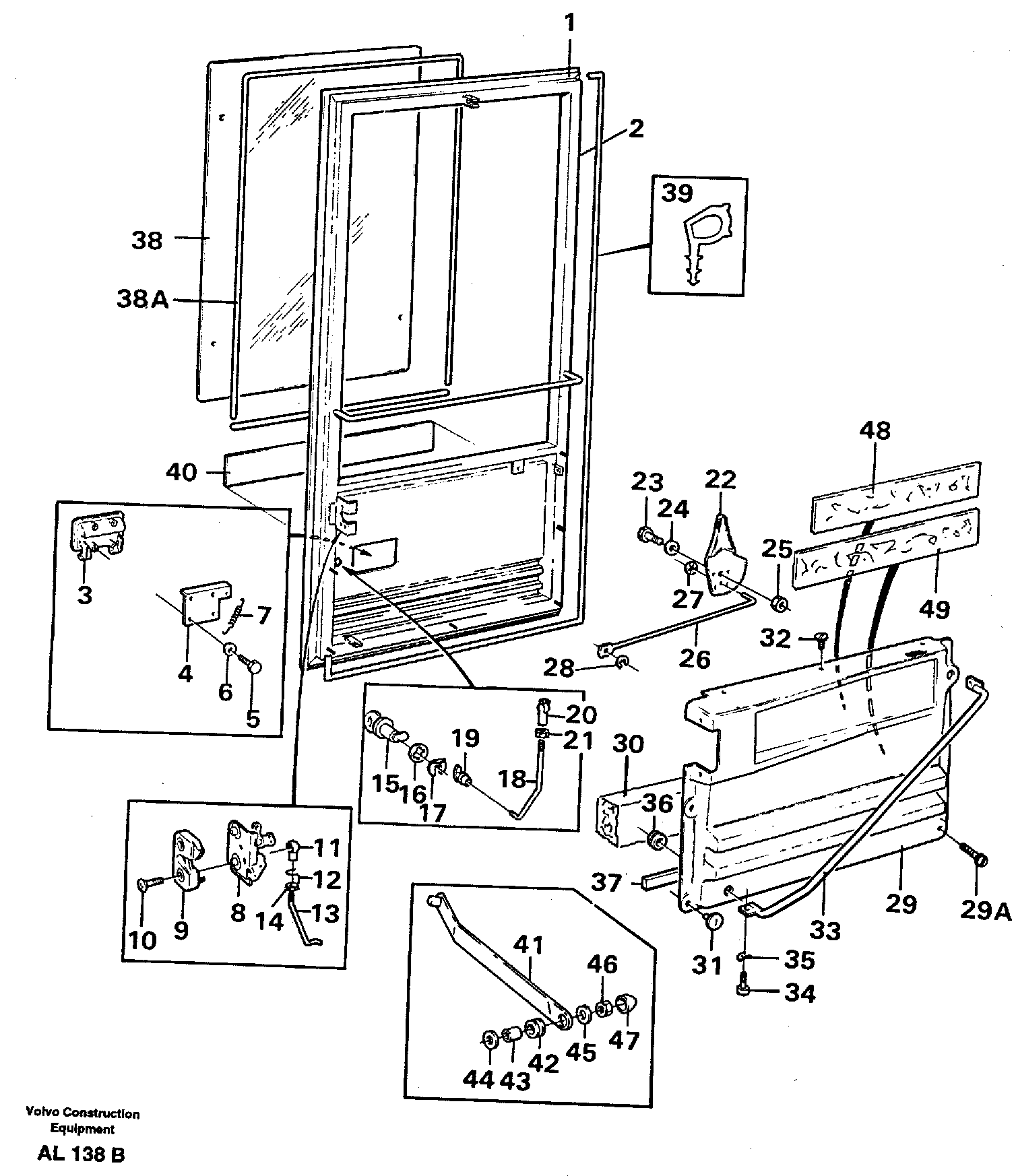 Door — volvo parts diagram