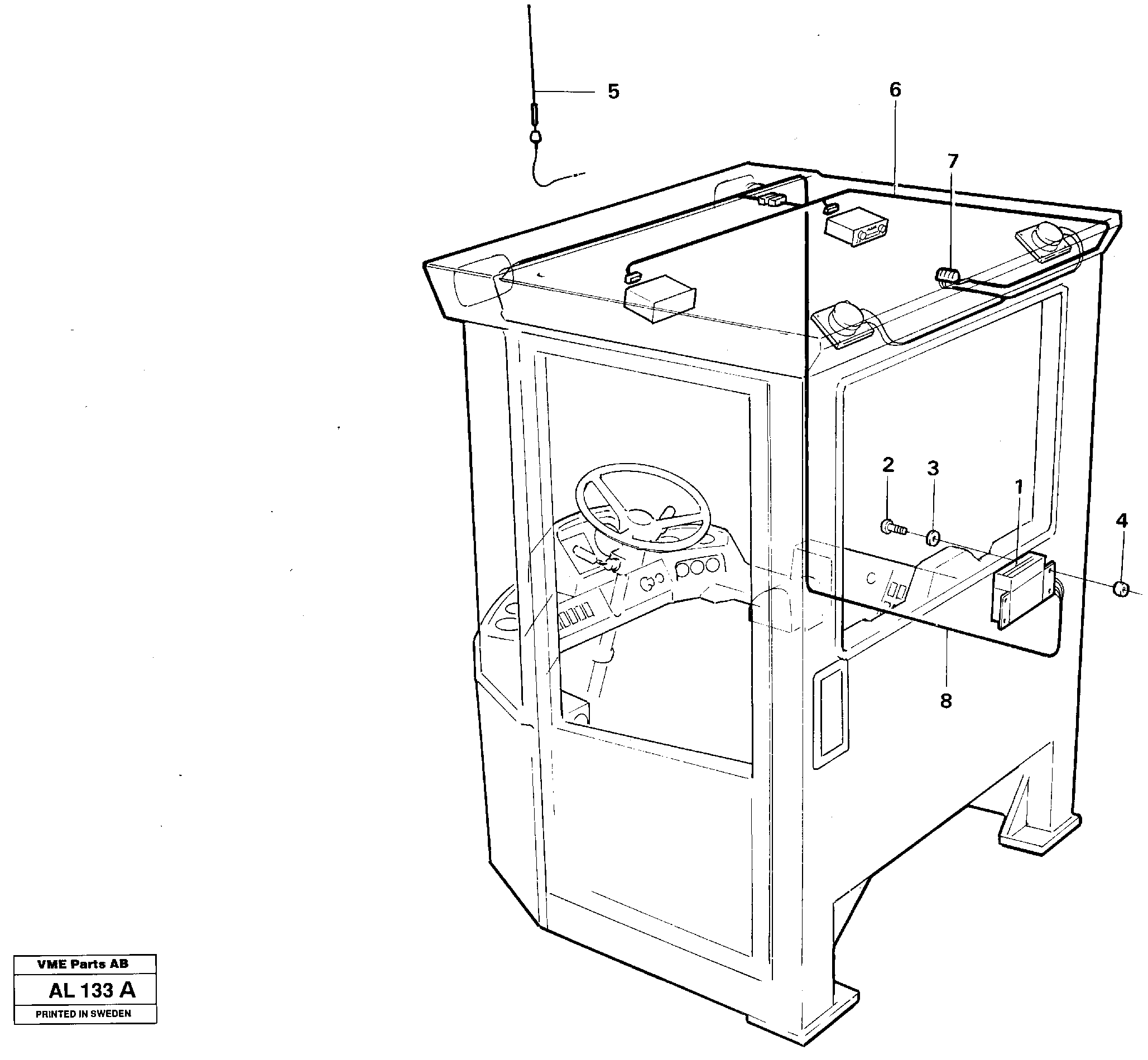 Electrical system: Radio  92462 — volvo parts diagram