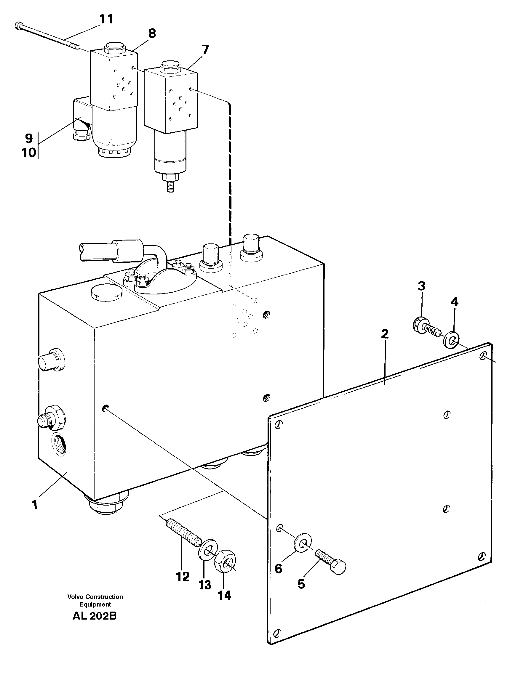 Valve body Assembly — volvo parts diagram