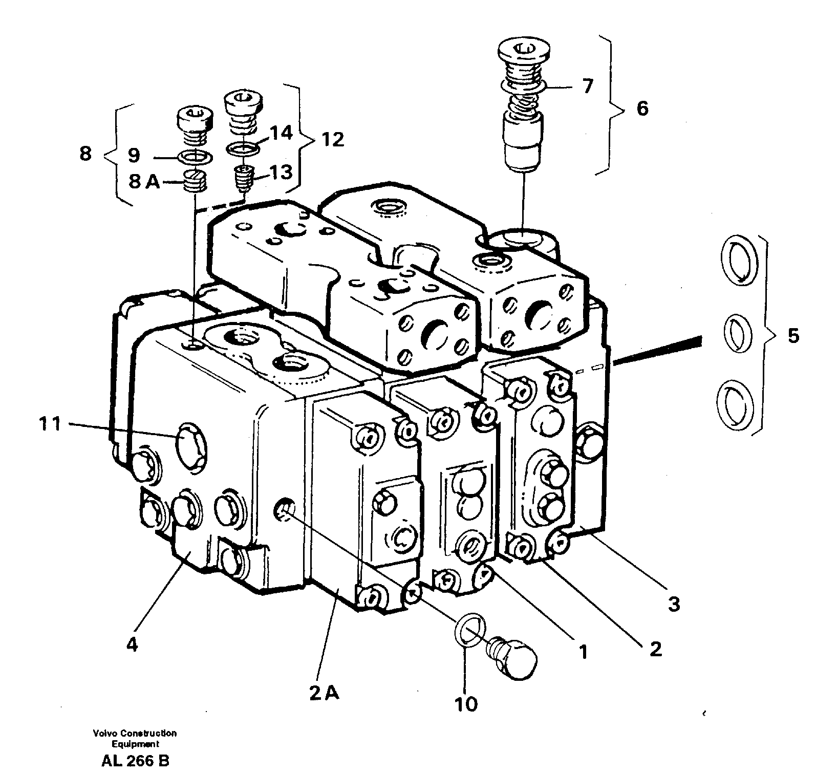 Control valve — volvo parts diagram