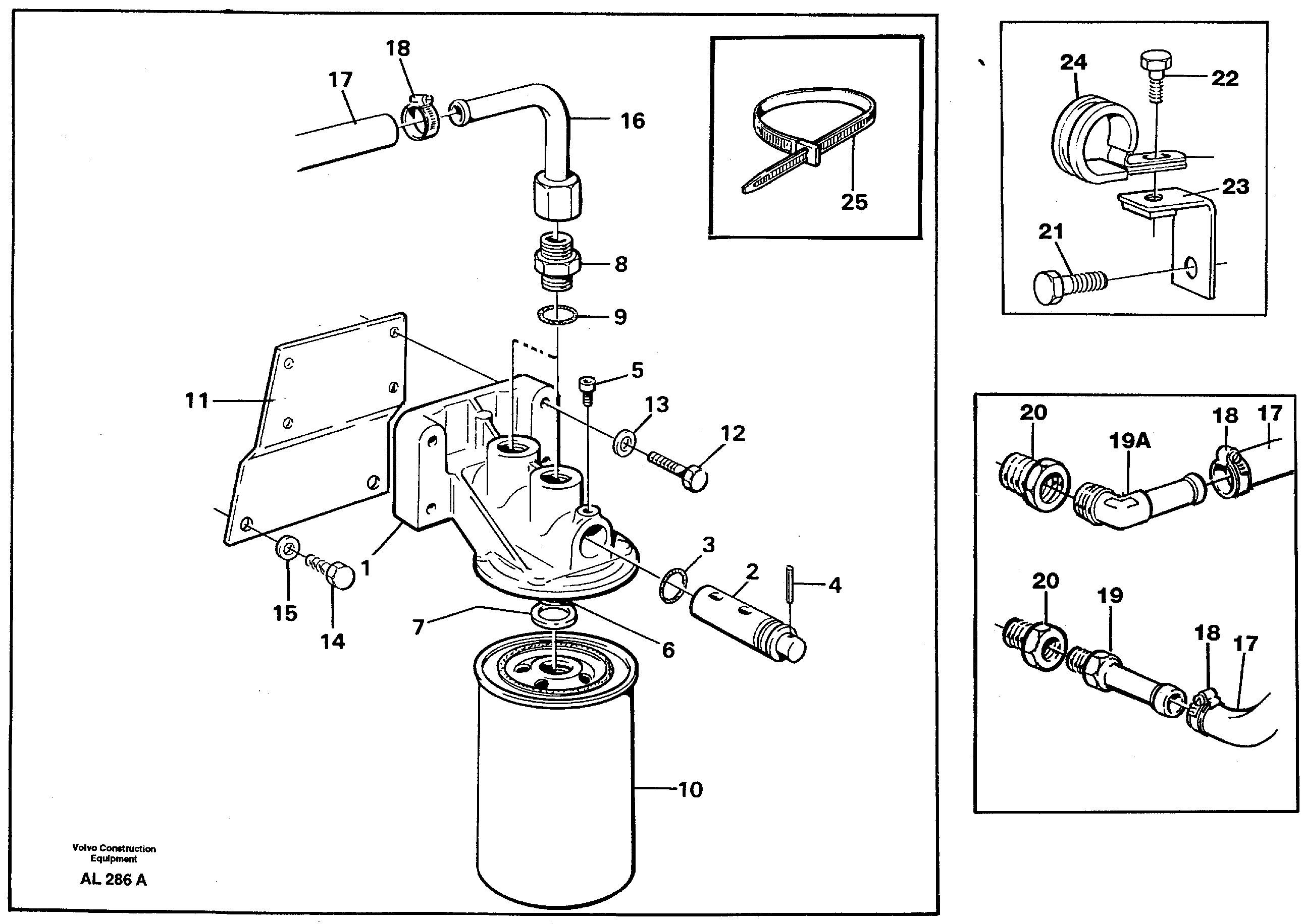 Coolant filter  92613 — volvo parts diagram