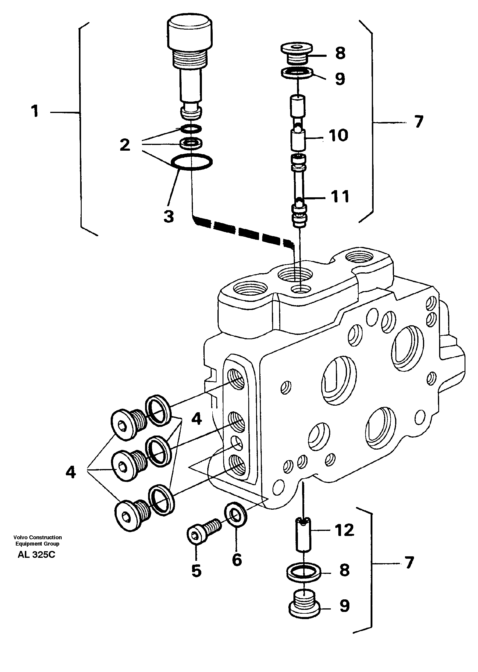 Valve section  92767 — volvo parts diagram