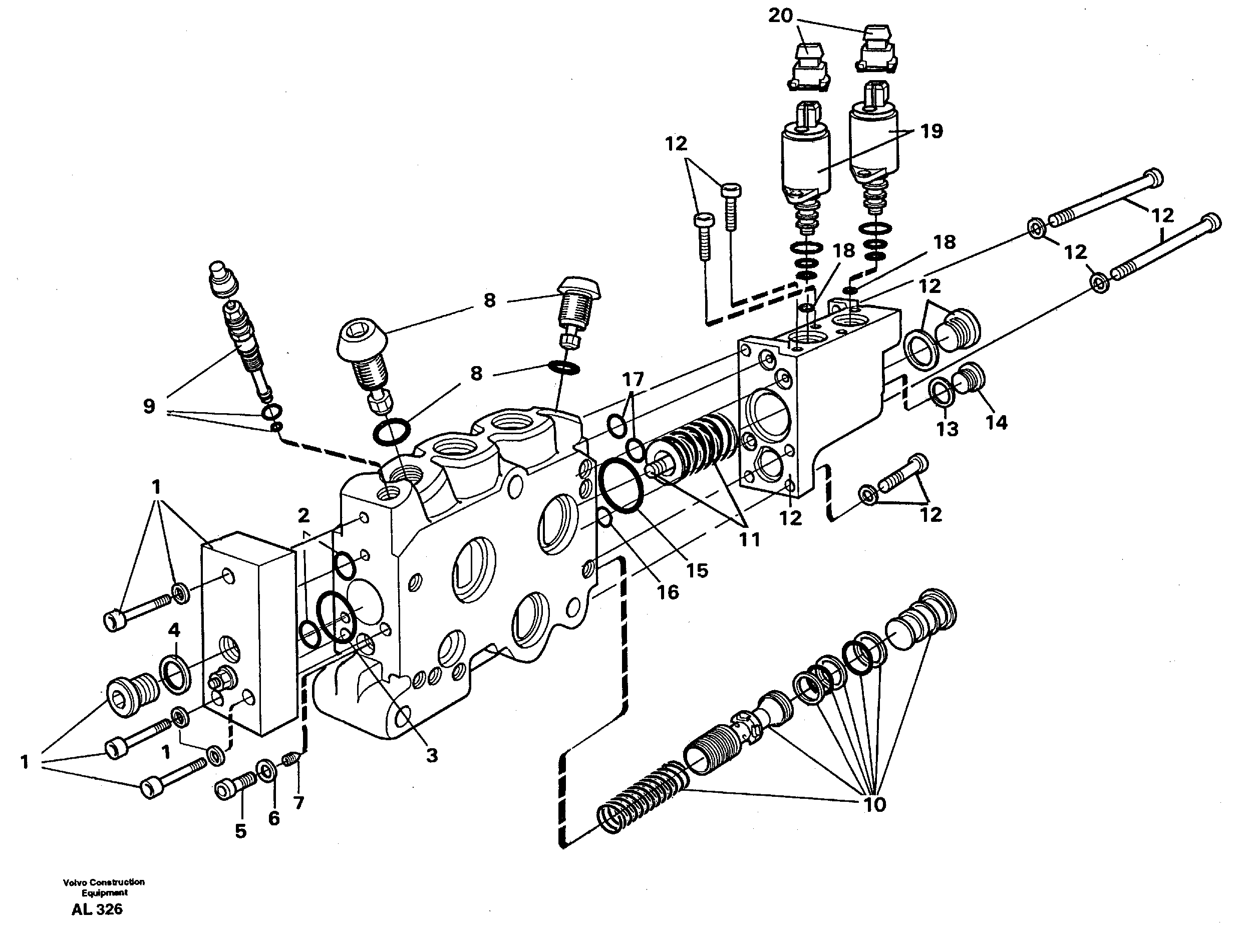 Valve section  92767 — volvo parts diagram