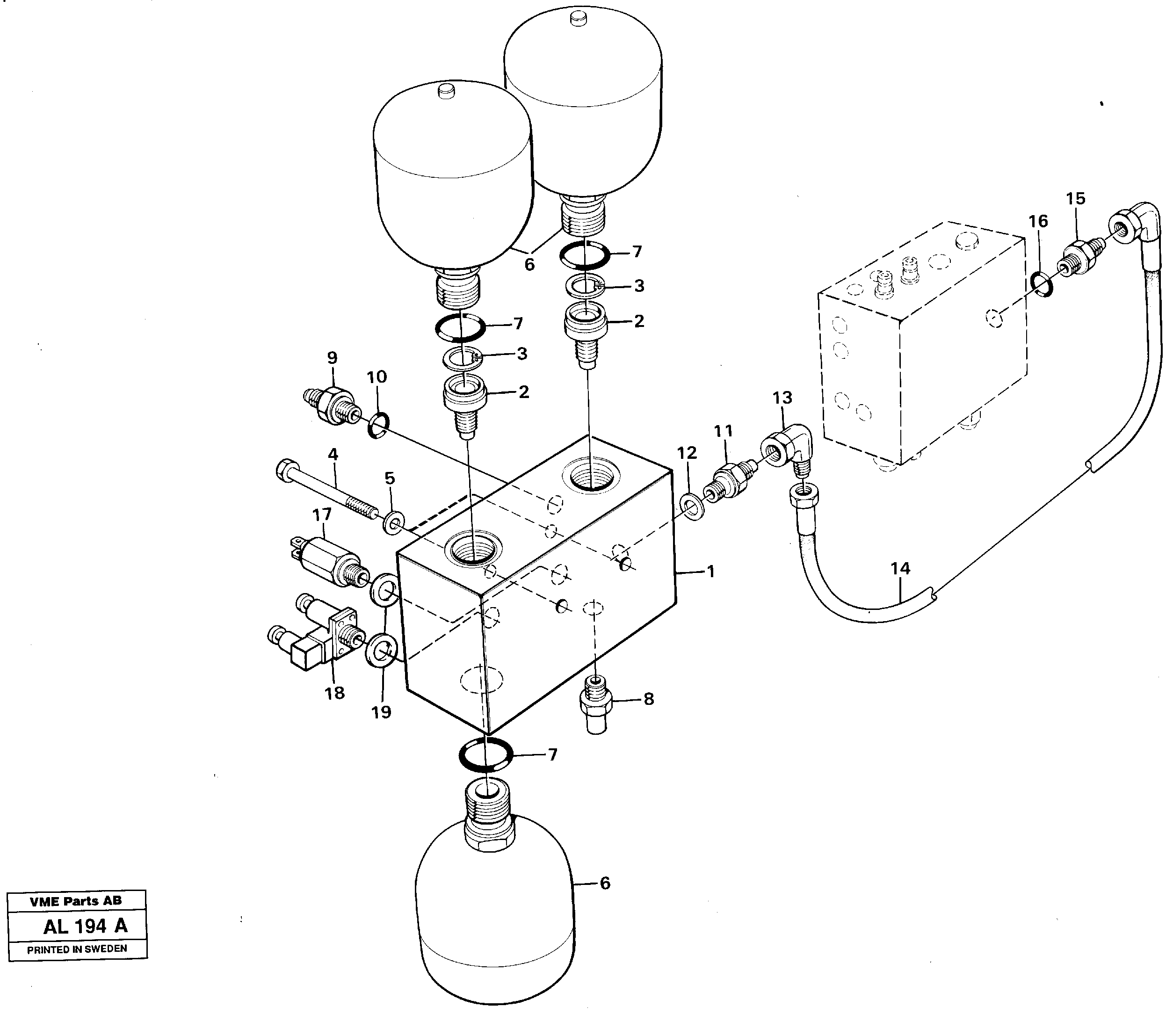 Valve Accumulators — volvo parts diagram
