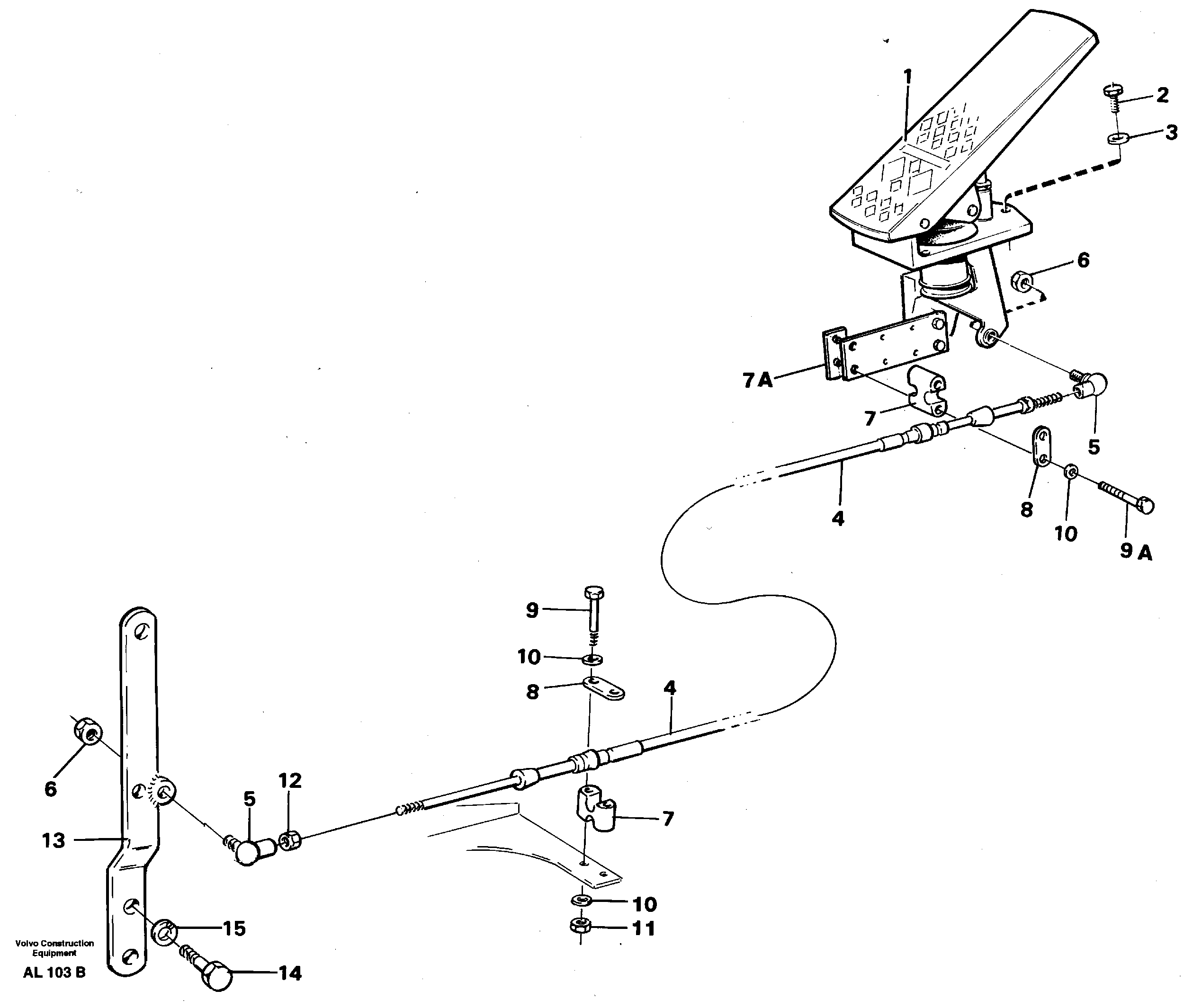 Engine speed control — volvo parts diagram