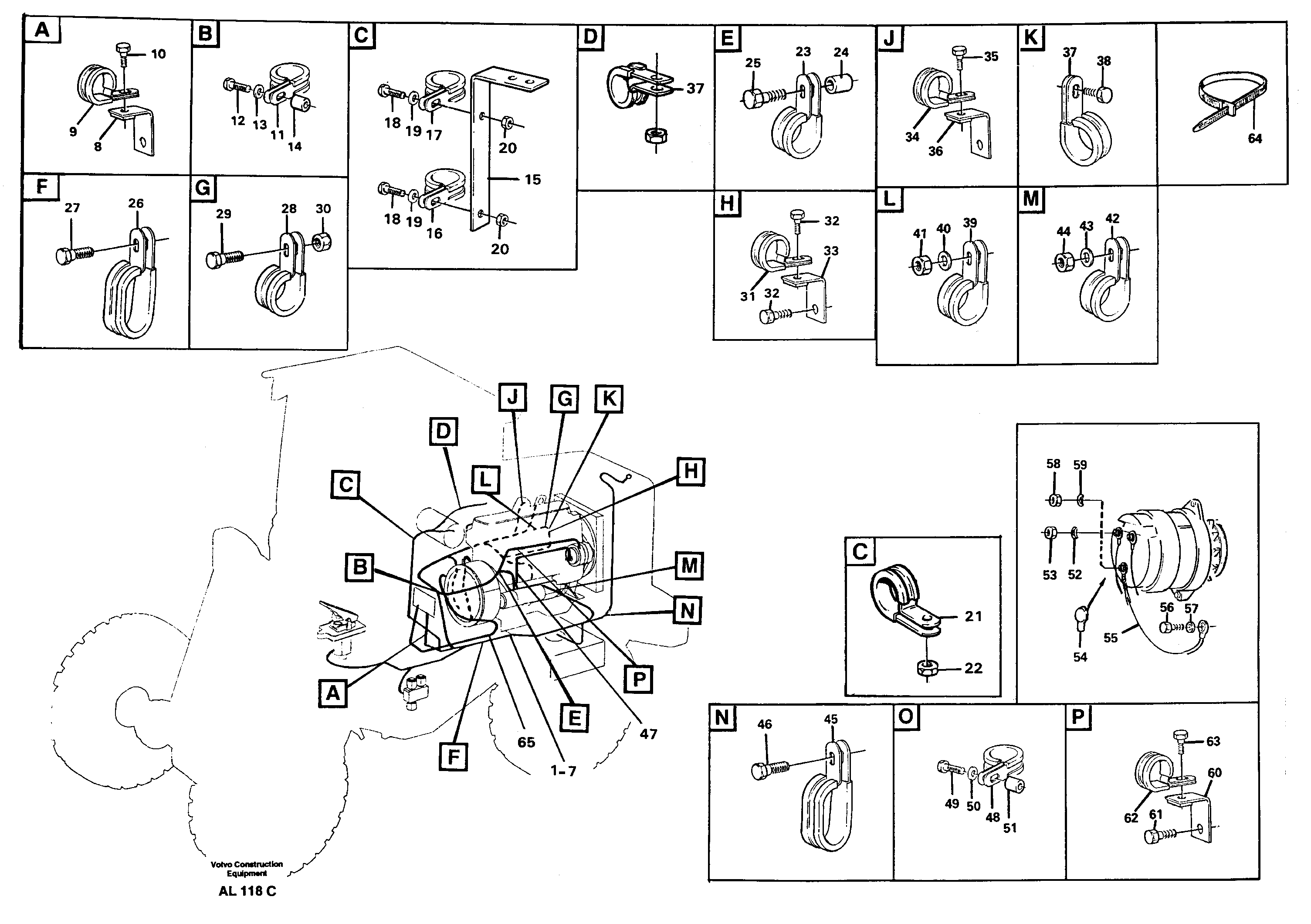 Cable harness Engine — volvo parts diagram
