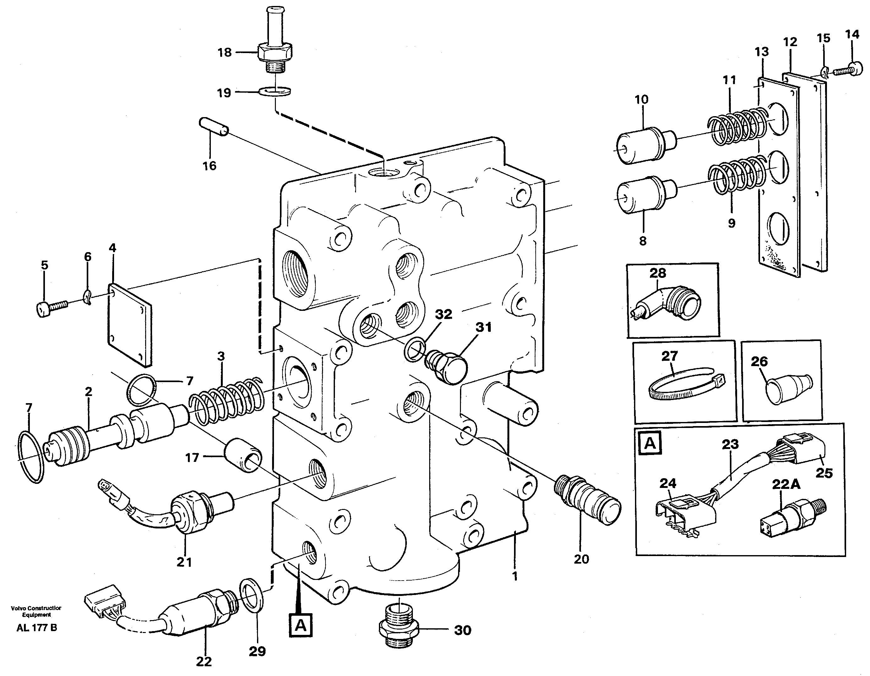 Pressure limiting valve — volvo parts diagram