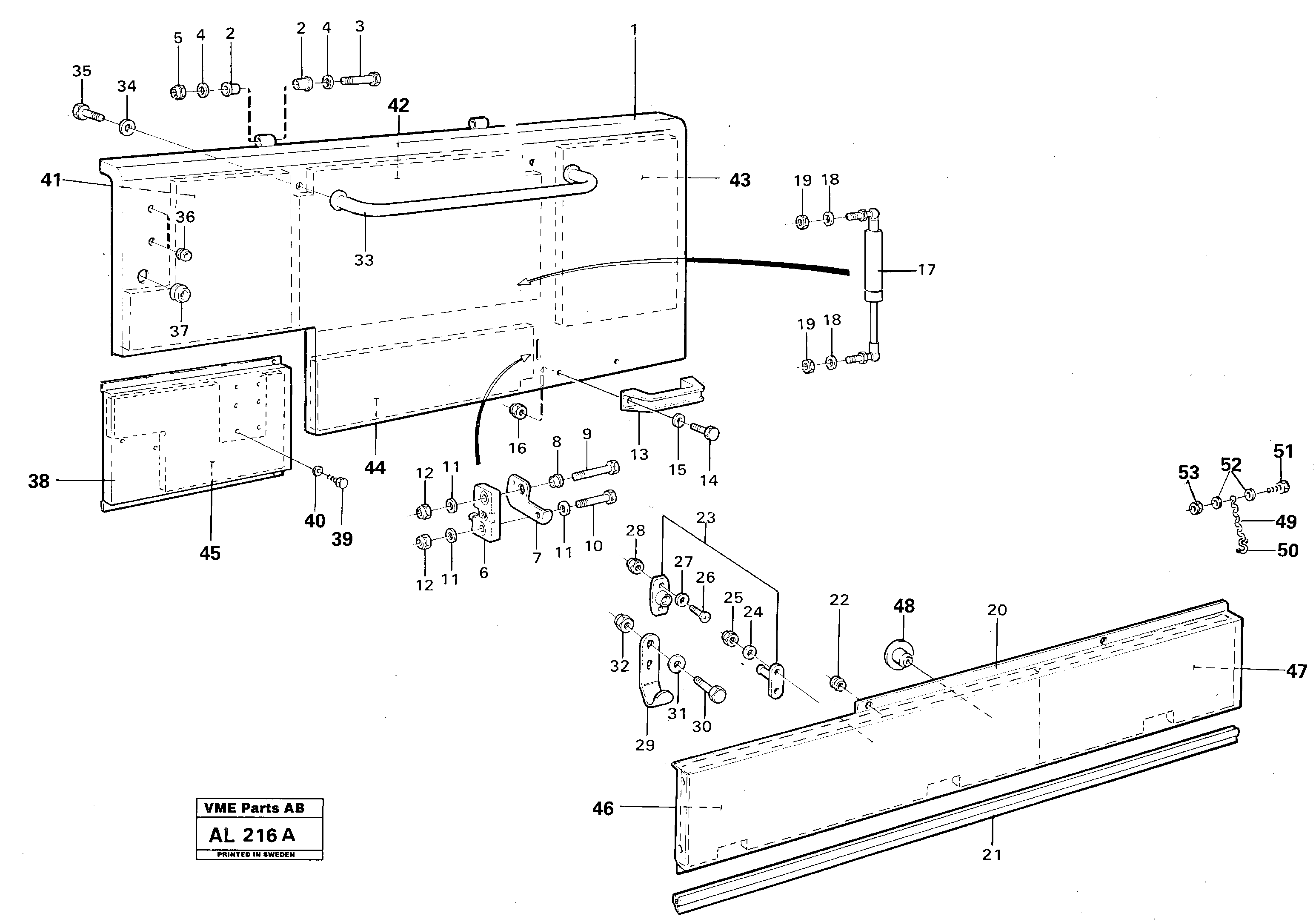 Side hatches — volvo parts diagram