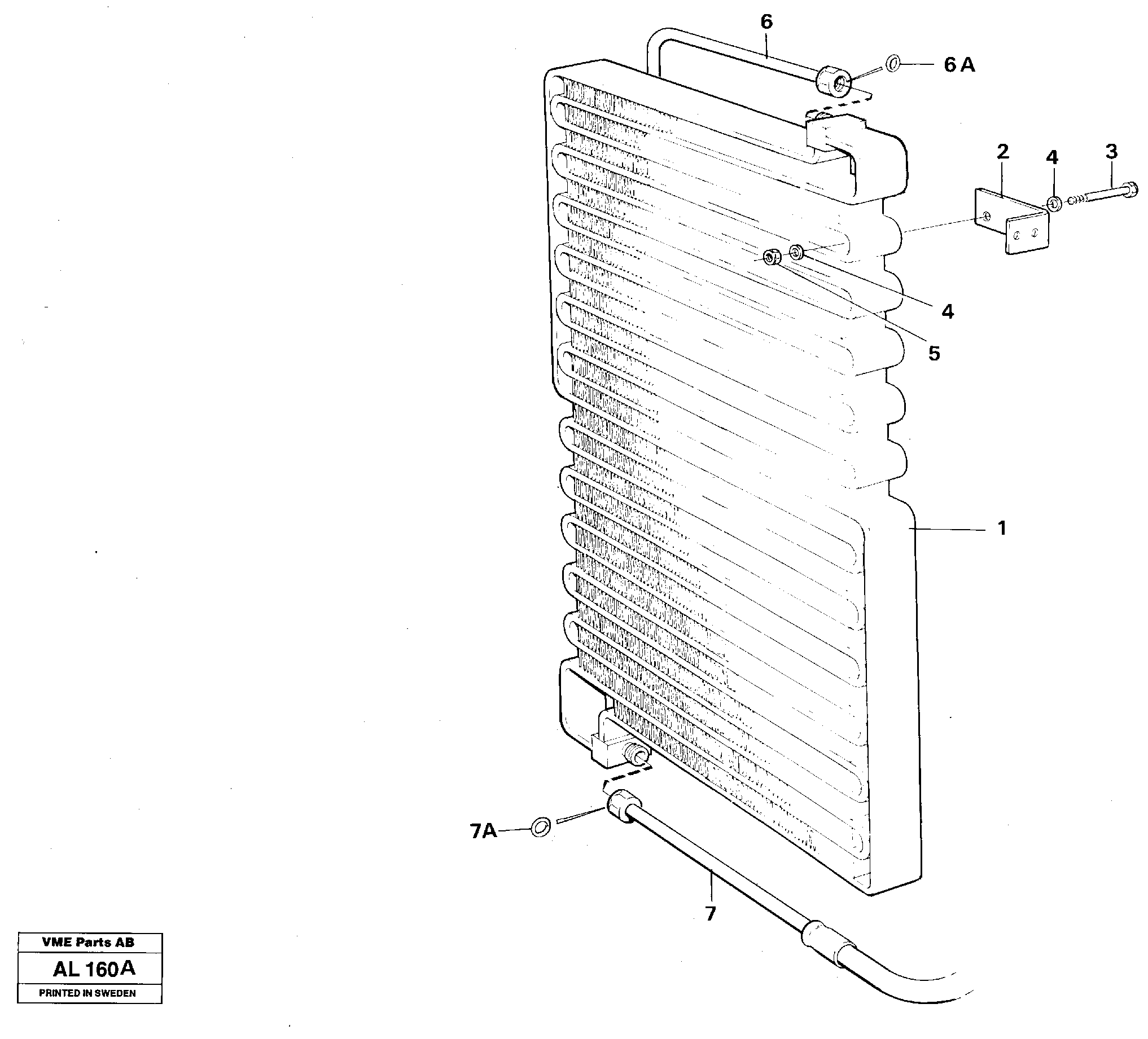 Condenser Assemly — volvo parts diagram