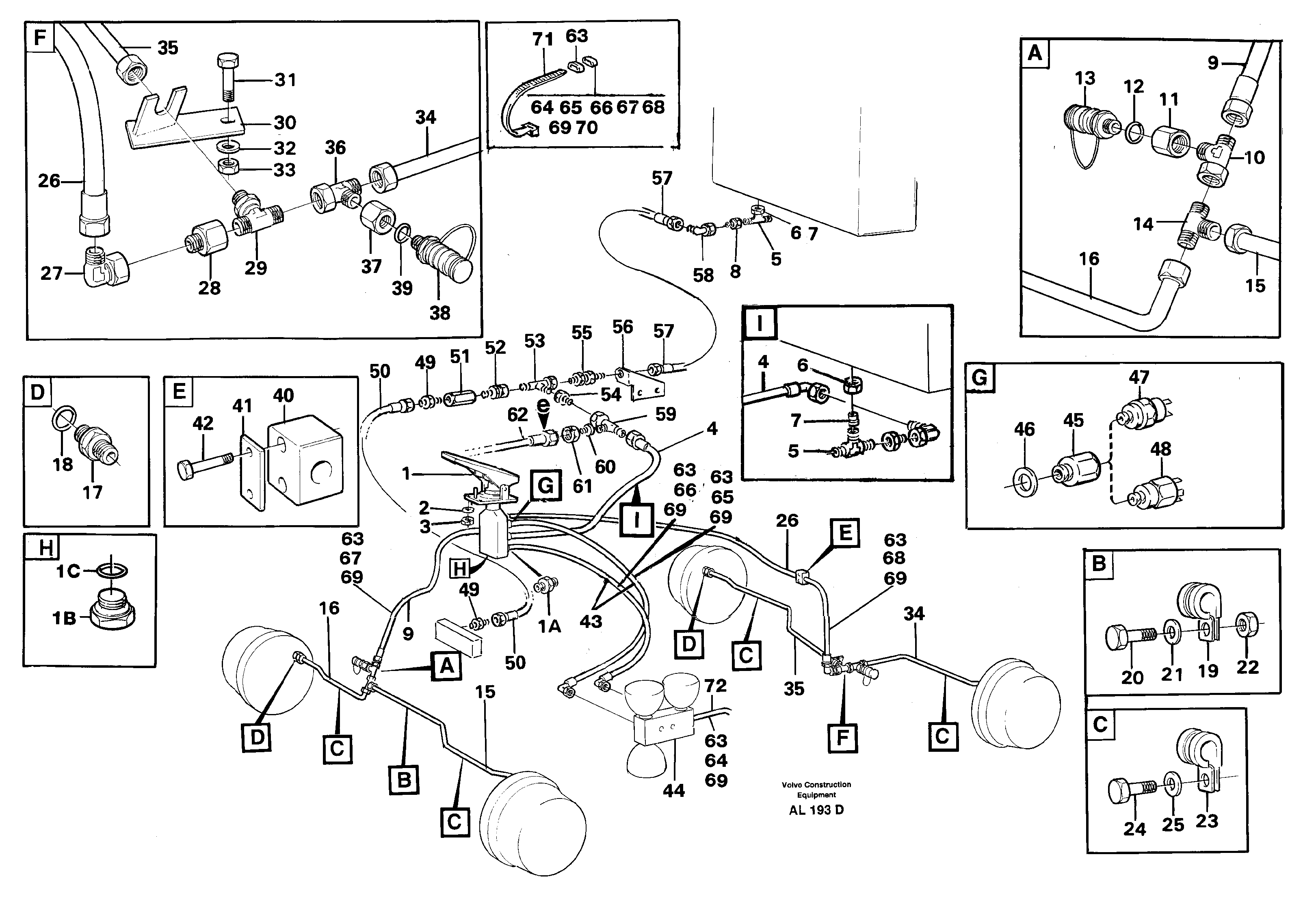 Brake system — volvo parts diagram