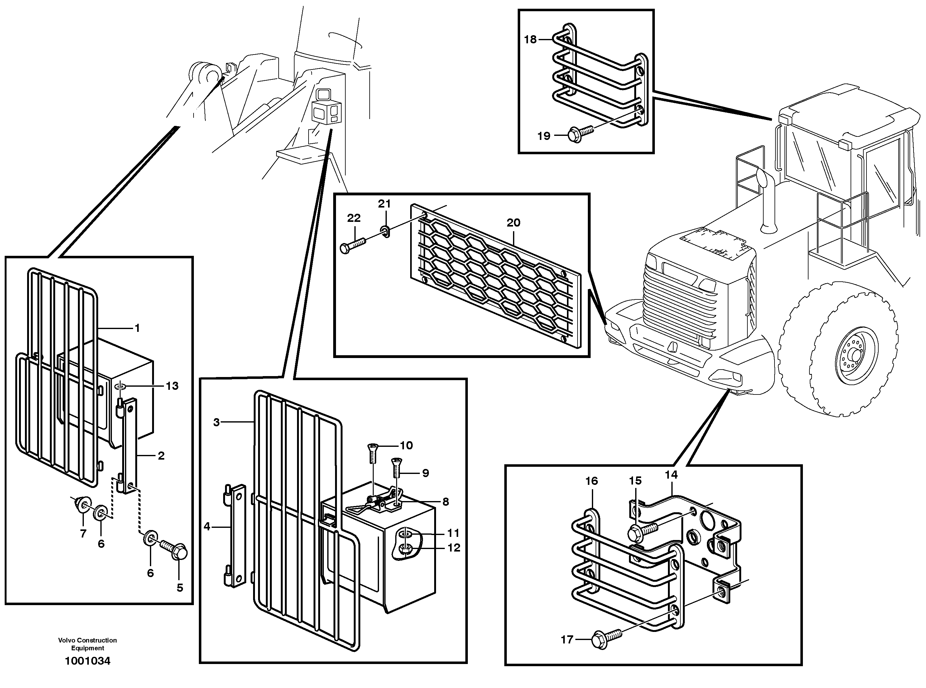 Protection for lighting — volvo parts diagram