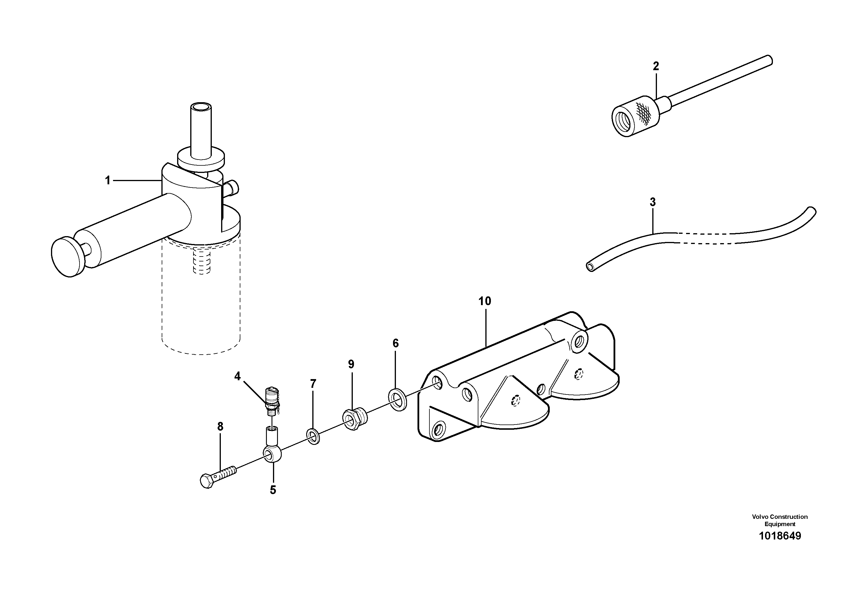 Tools oil test 82898 — volvo parts diagram
