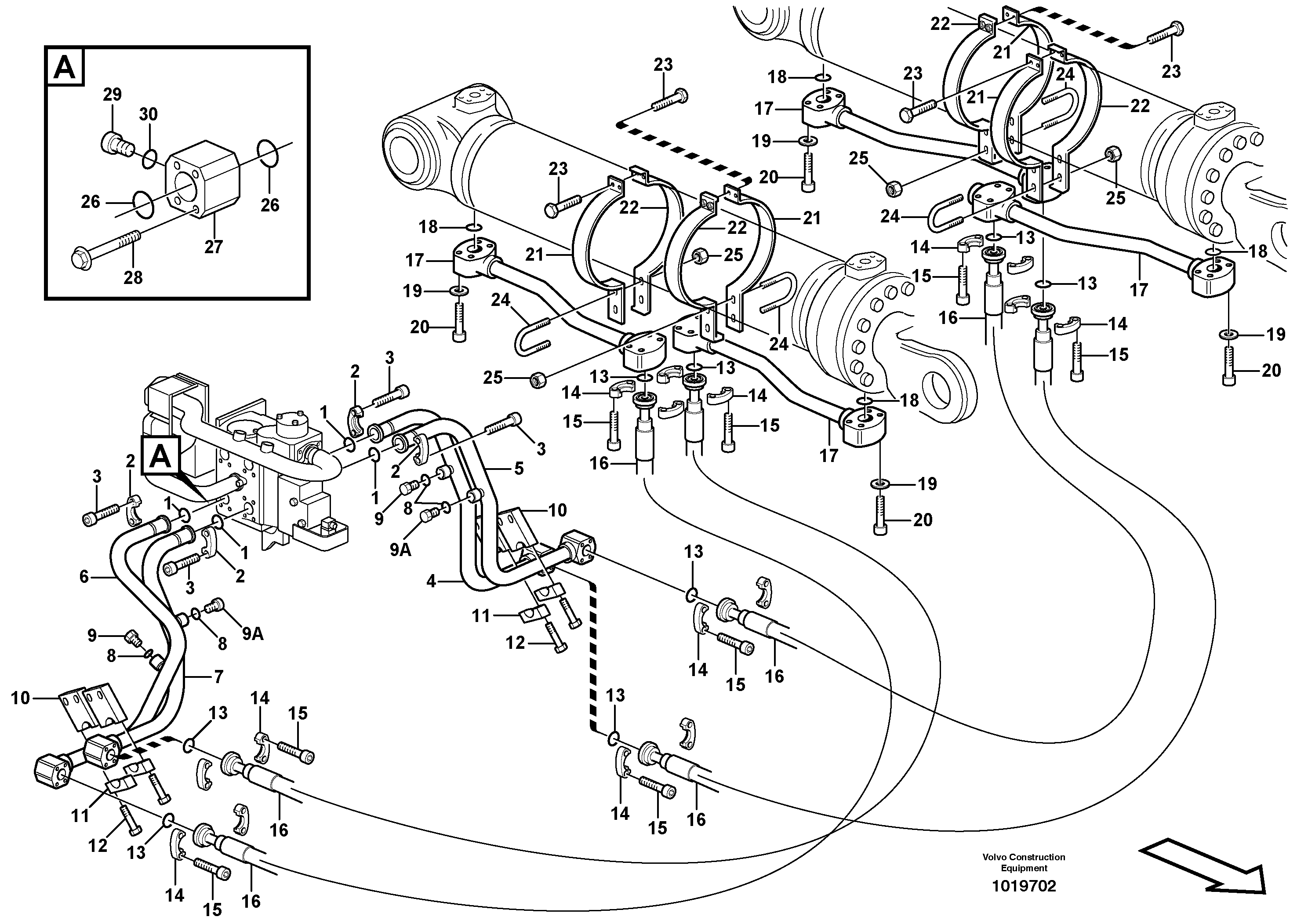 Lift function — volvo parts diagram