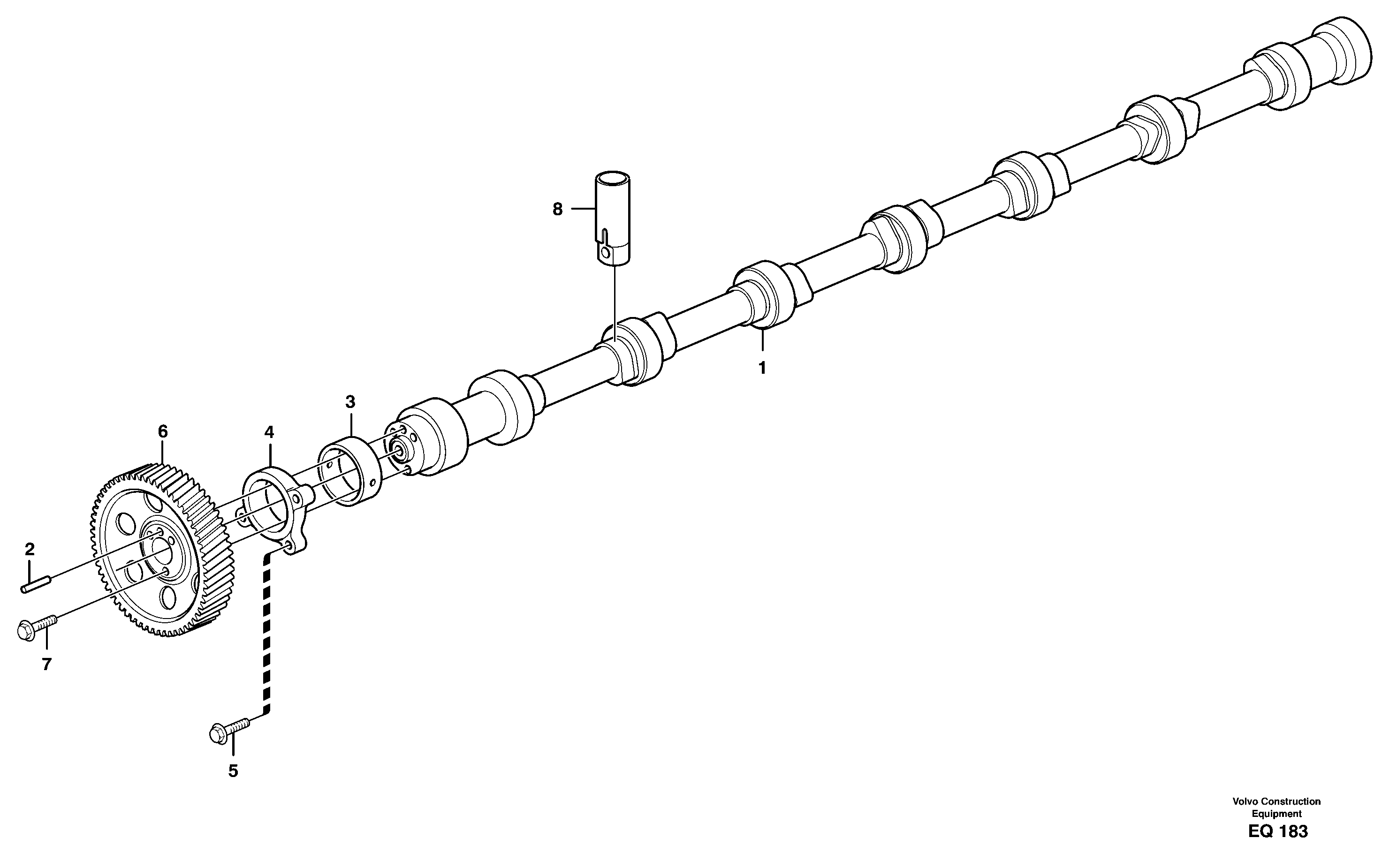 Camshaft — volvo parts diagram