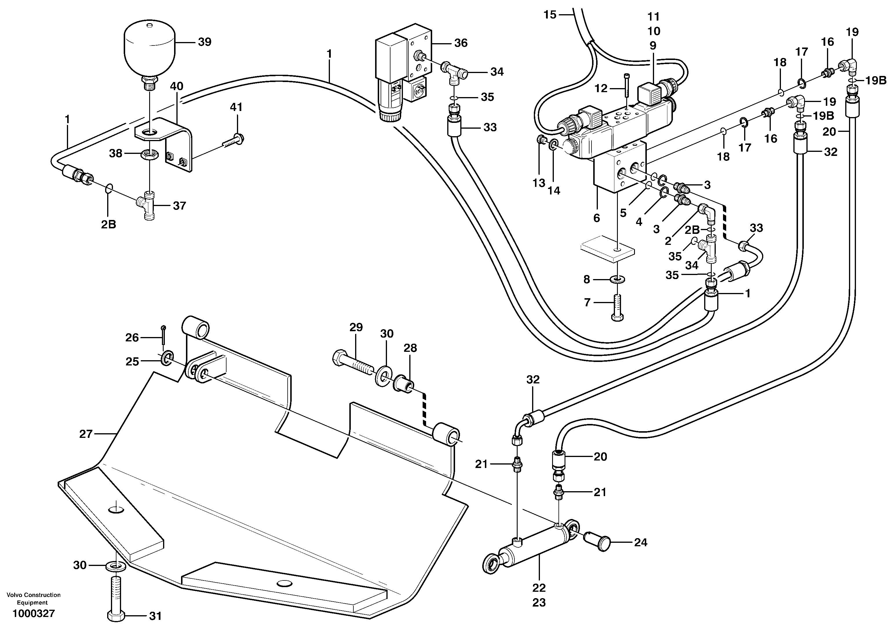 Belly guard, rear. 80296 — volvo parts diagram
