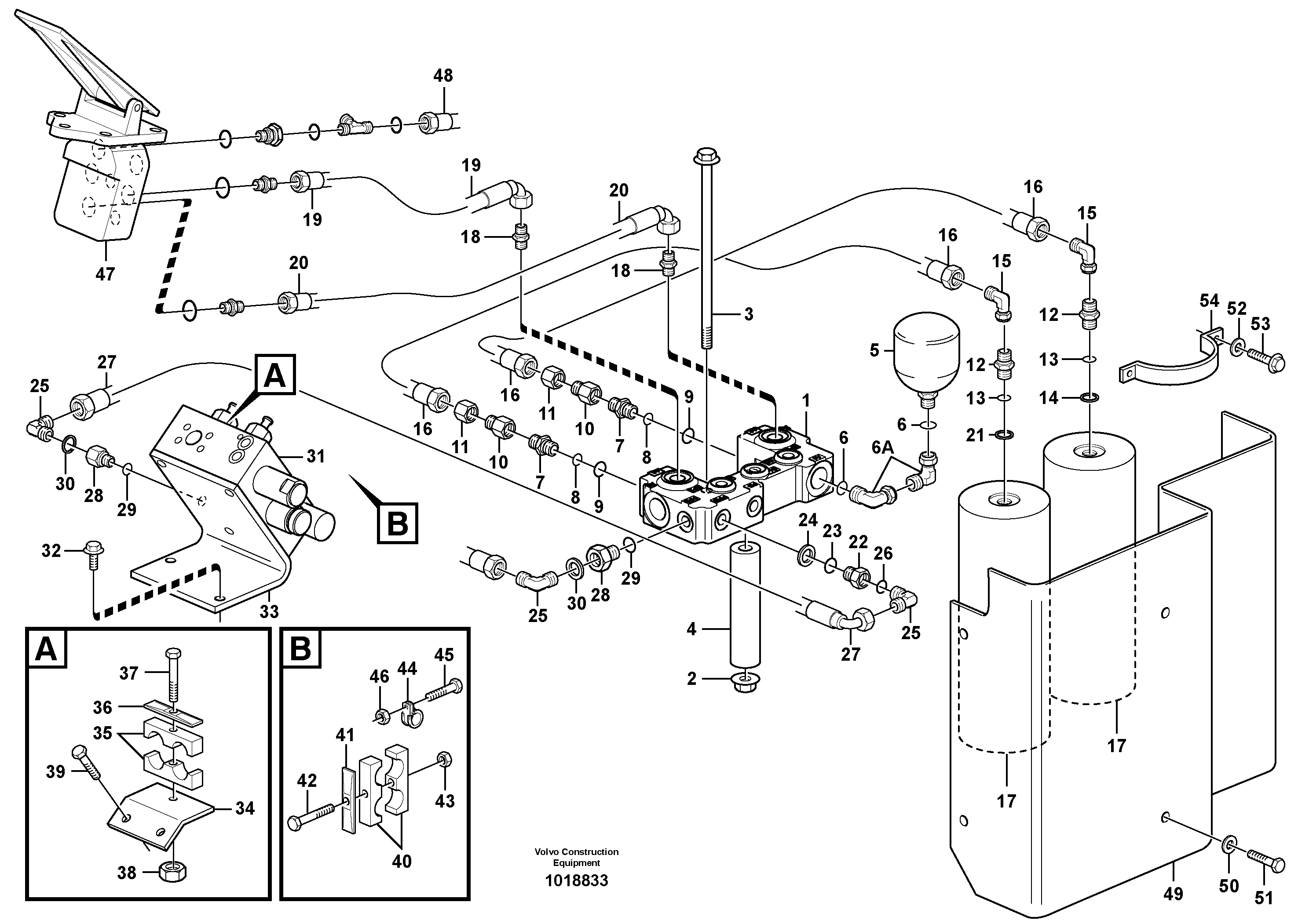 Brake system — volvo parts diagram