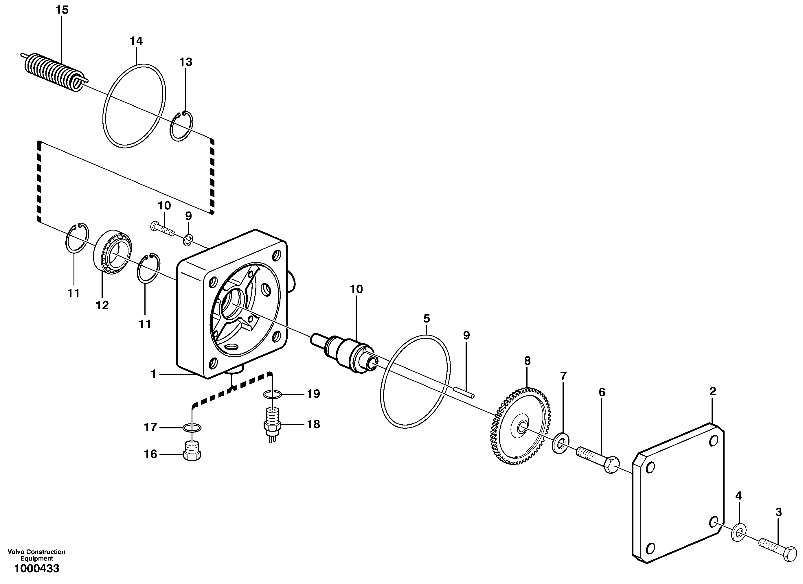 Speed Sensor — volvo parts diagram