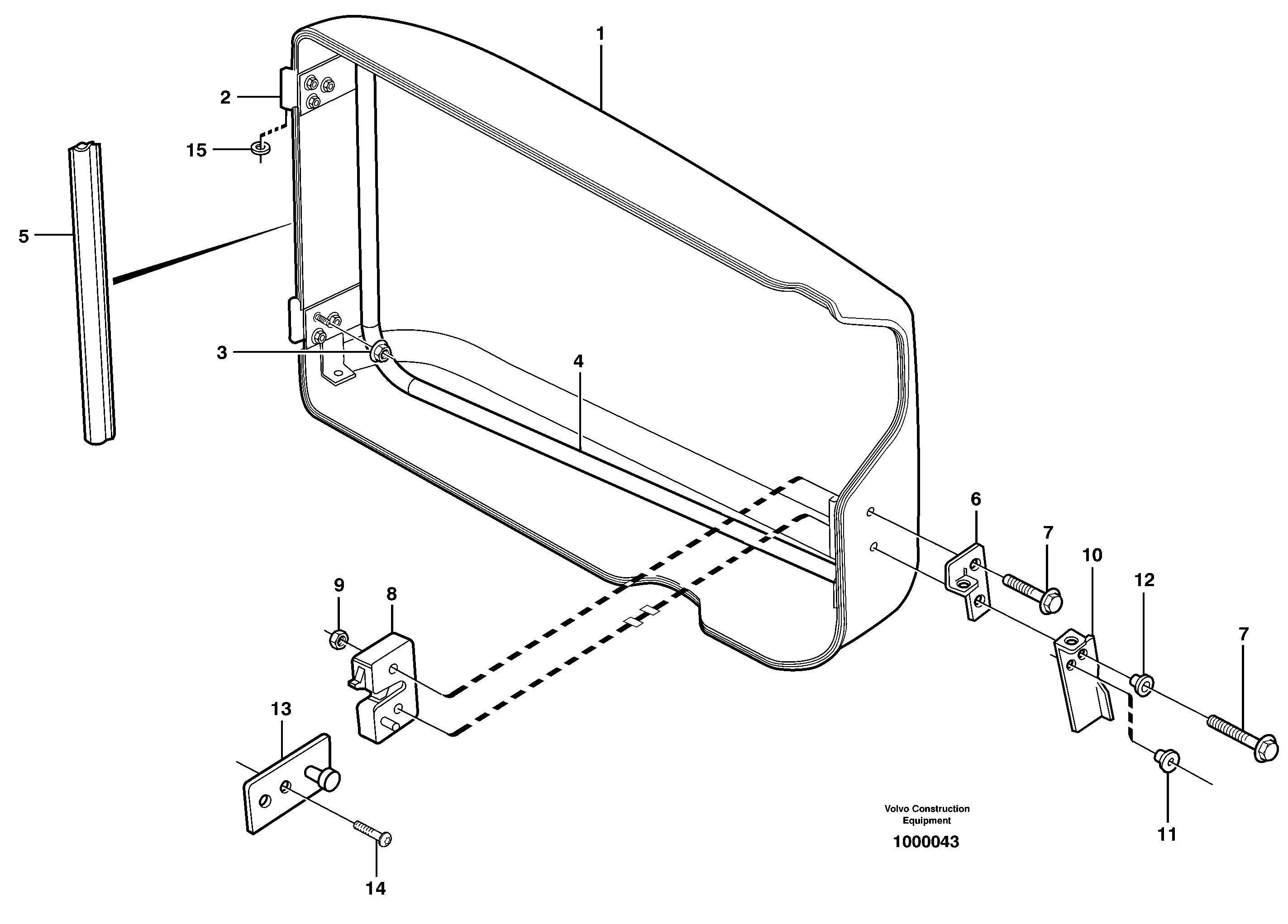 Filter cover — volvo parts diagram
