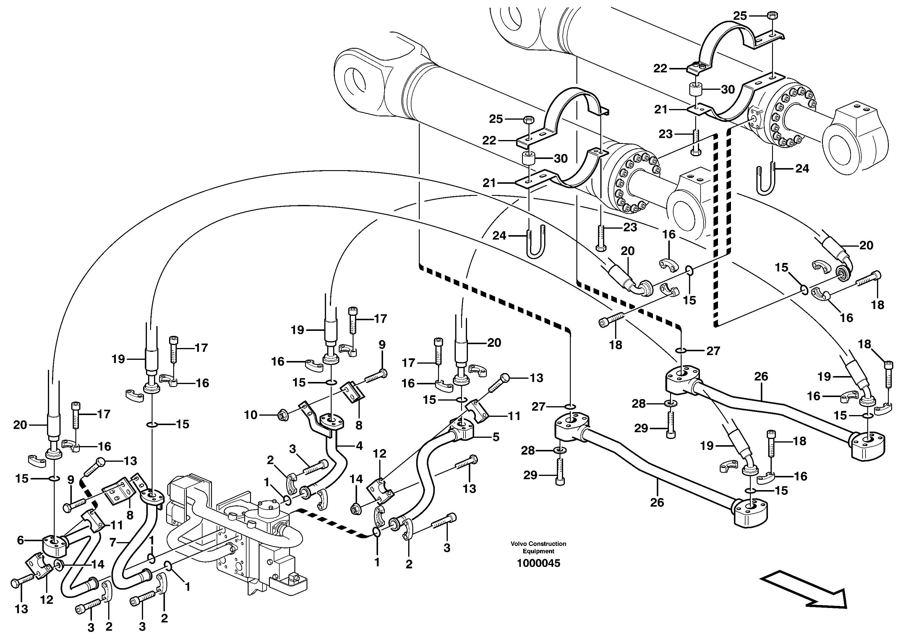 Tilt function — volvo parts diagram