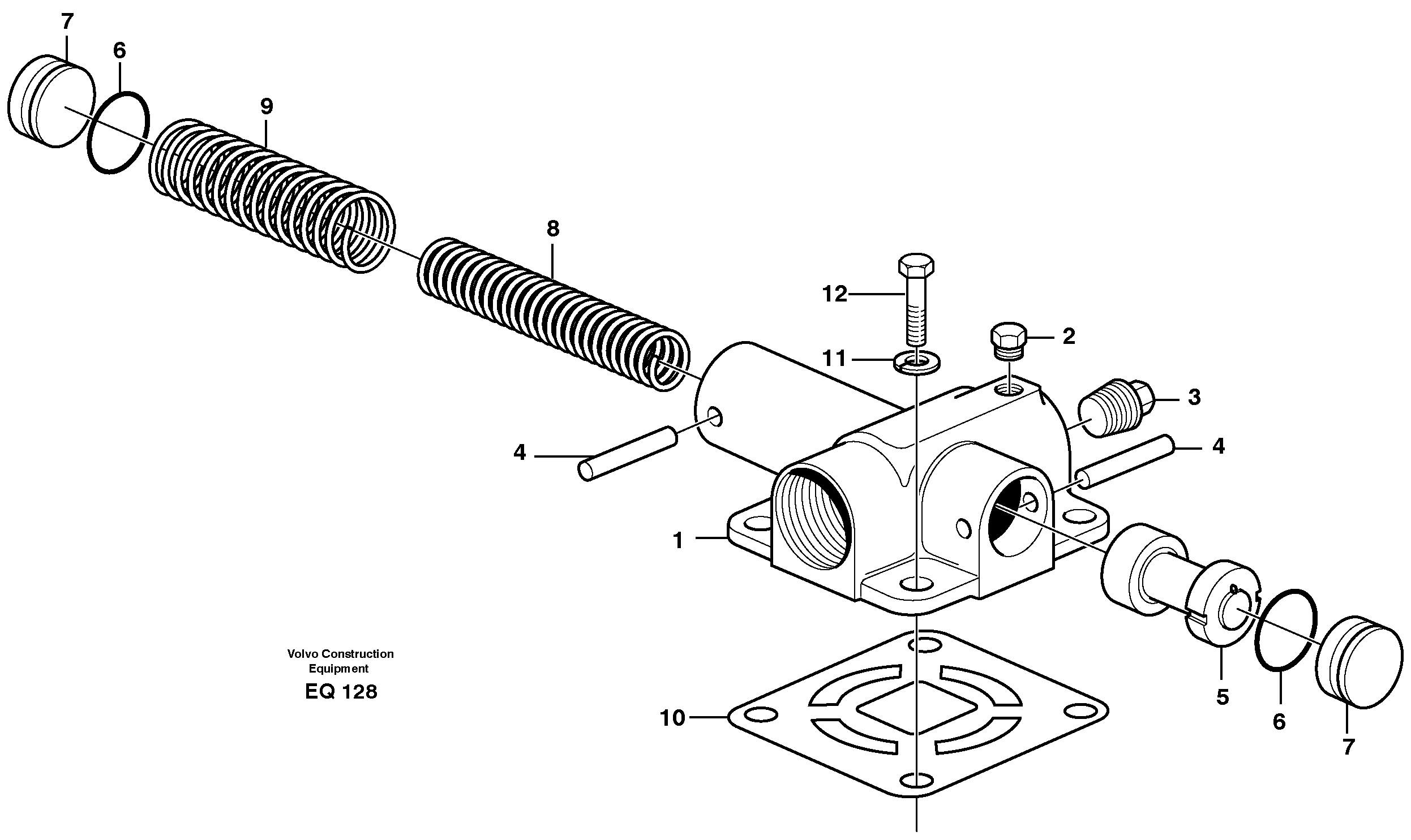 Pressure limiting valve — volvo parts diagram